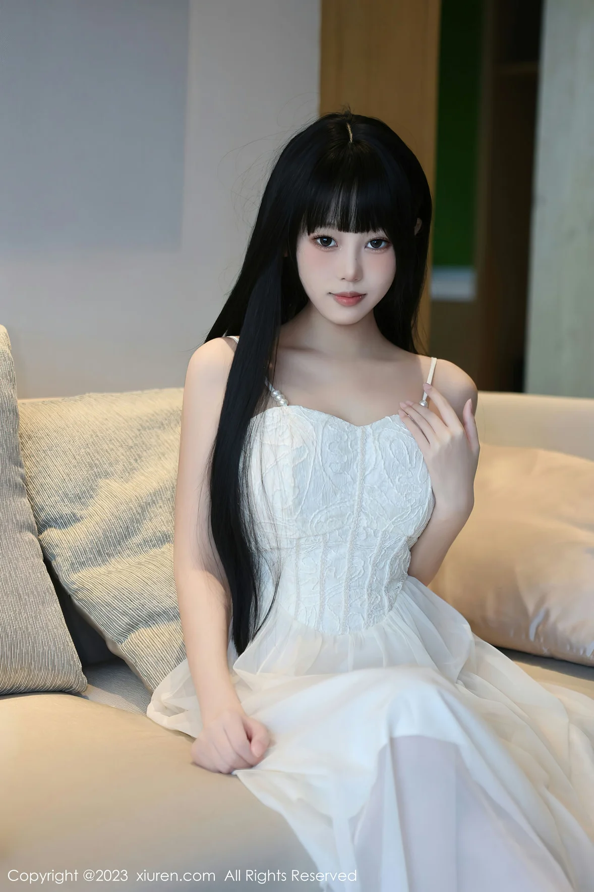 XiuRen 秀人 No.6828 早川京子 连衣长裙性感写真 [80P]