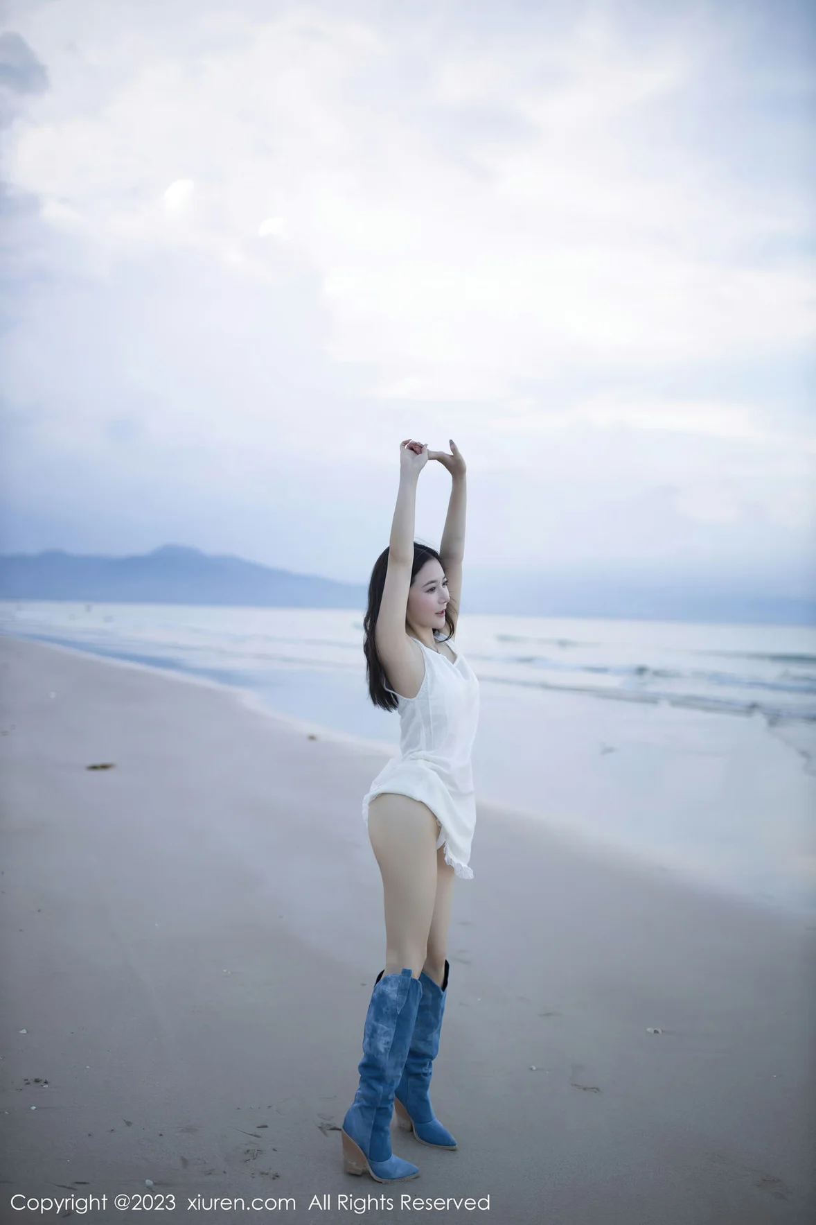 XiuRen 秀人 No.6852 鱼子酱Fish 白色比基尼巴厘岛旅拍1 [81P]