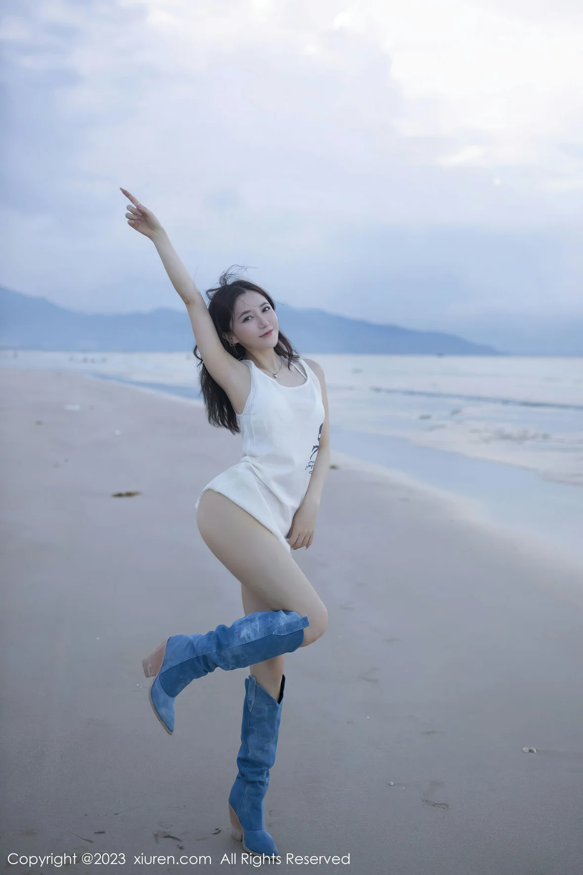 XiuRen 秀人 No.6852 鱼子酱Fish 白色比基尼巴厘岛旅拍1 [81P]