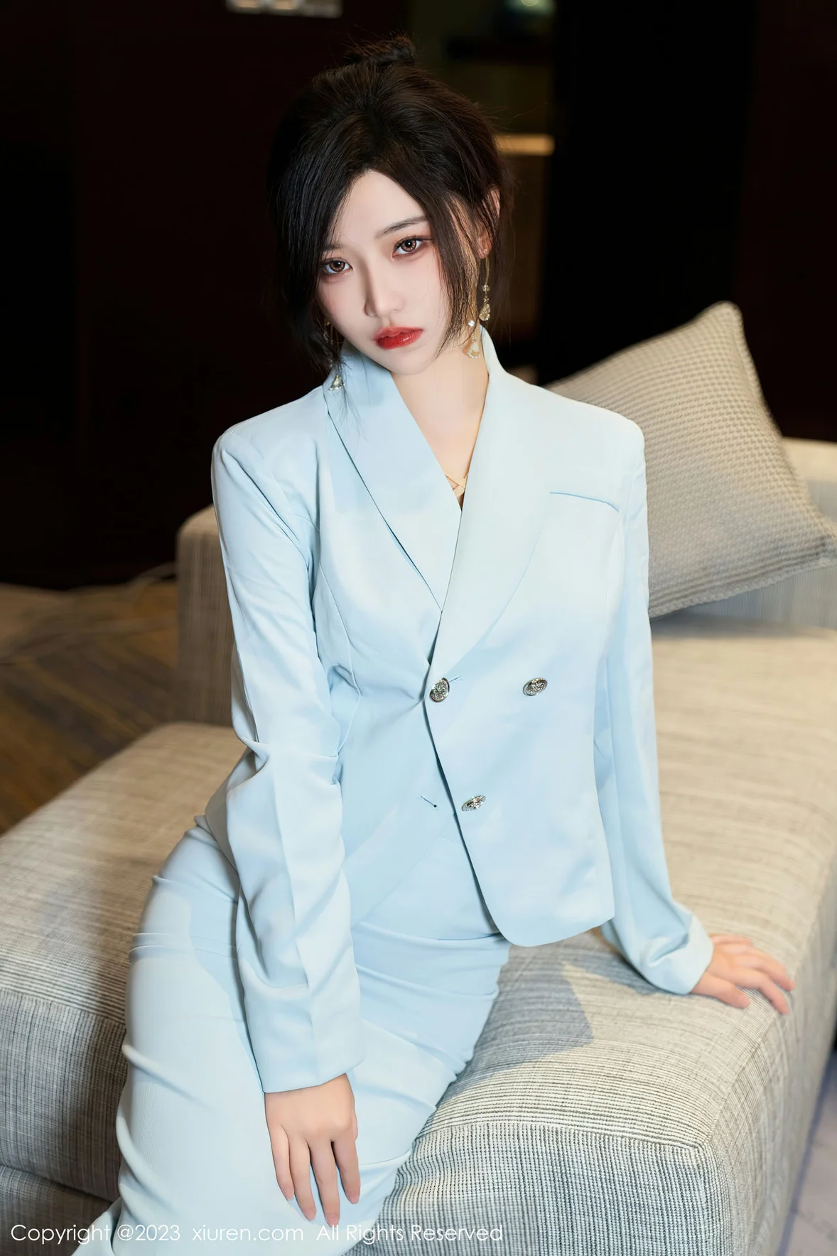 XiuRen 秀人 No.6857 妙可可Cheese 浅色轻透内衣性感写真3 [76P]