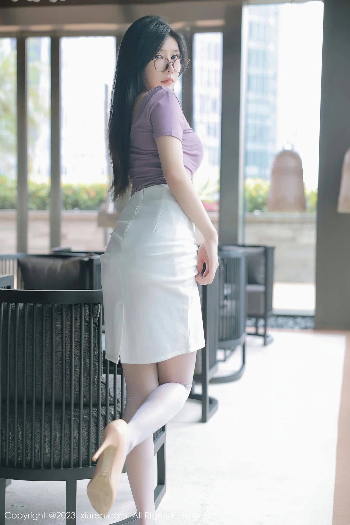 XiuRen 秀人 No.6865 尹甜甜 淡红色蕾丝内衣泰国旅拍 [86P]