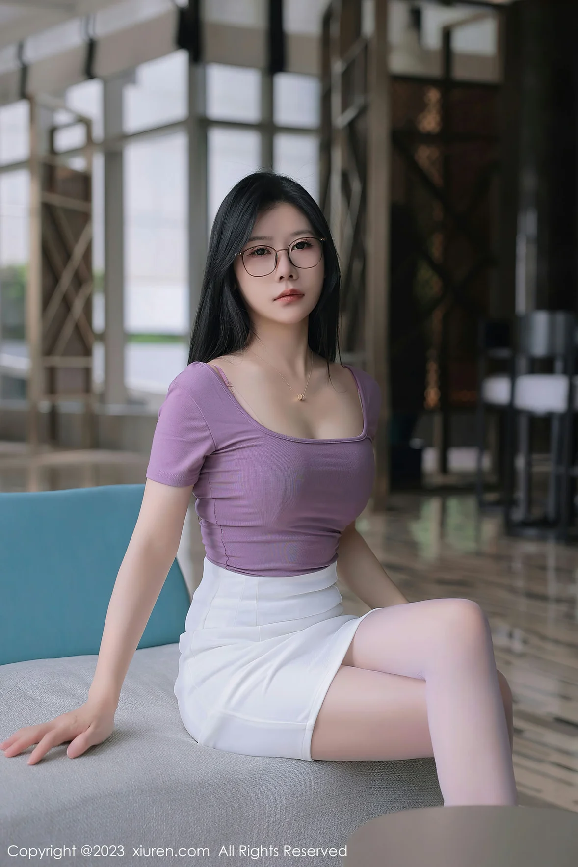 XiuRen 秀人 No.6865 尹甜甜 淡红色蕾丝内衣泰国旅拍 [86P]