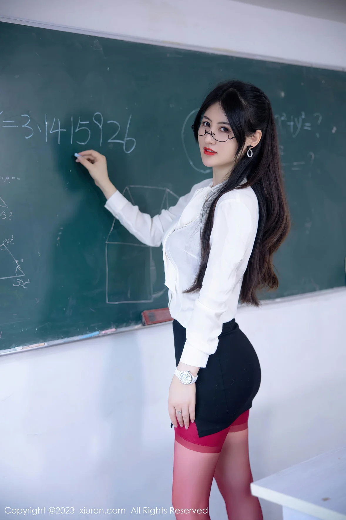 XiuRen 秀人 No.6980 诗诗kiki 教师角色扮演性感写真 [94P]