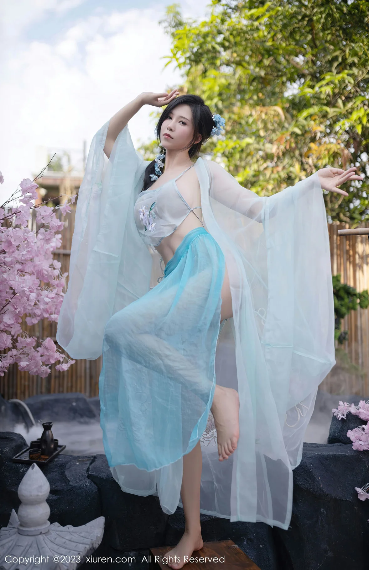 XiuRen 秀人 No.6991 利世 浅蓝色古装 [75P]