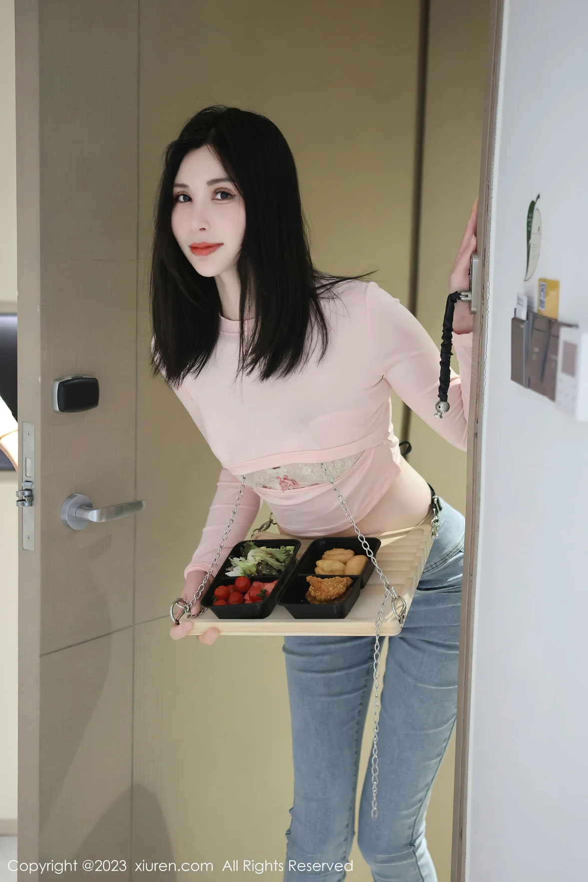 XiuRen 秀人 No.6992 曼柔 粉色蕾丝内衣性感写真 [83P]