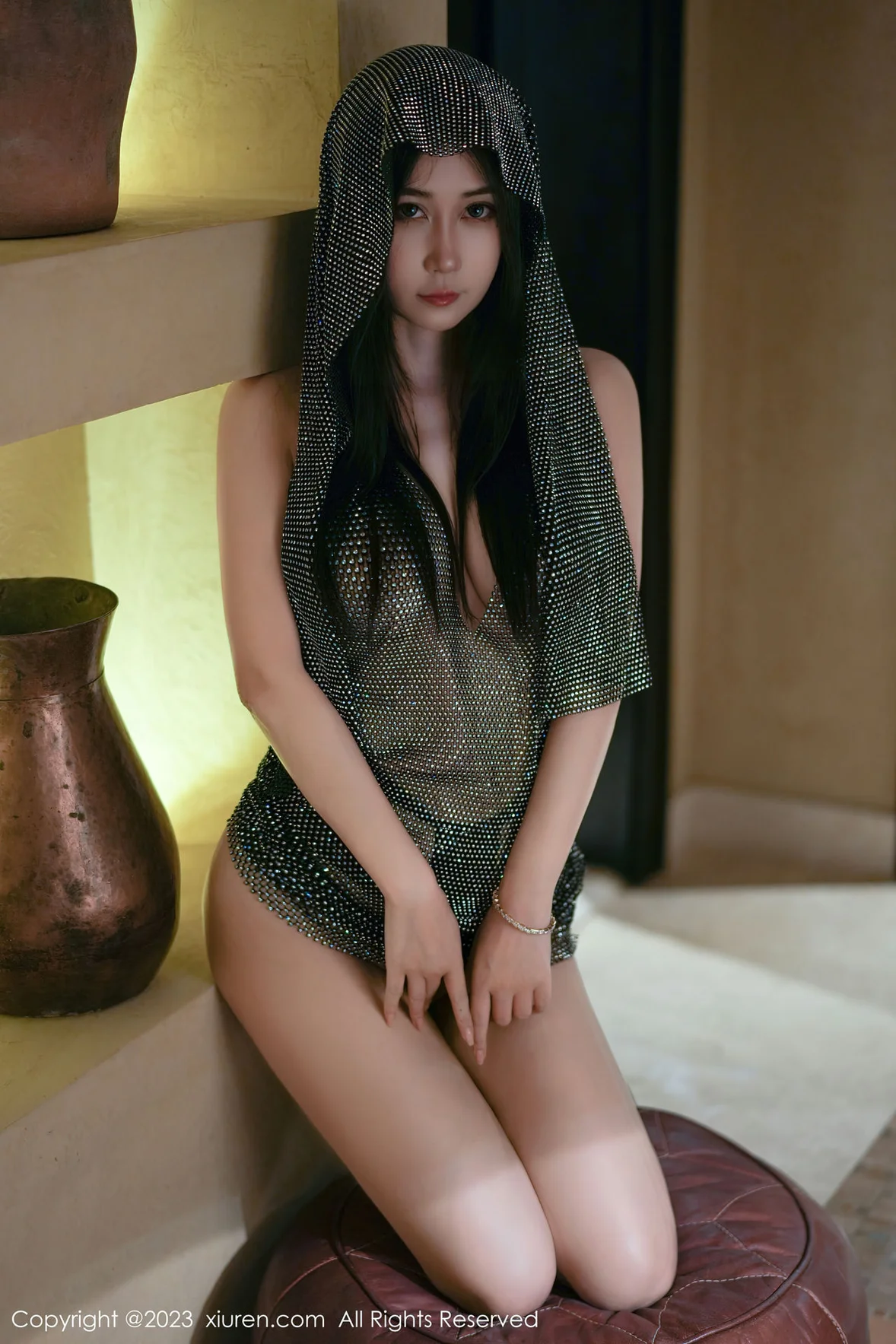 XiuRen 秀人 No.7003 laura阿姣 绿色轻透短裙写真 [71P]