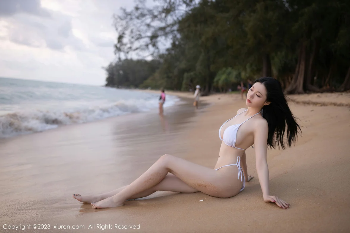 XiuRen 秀人 No.7096 安然anran 白色比基尼泰国旅拍 [80P]