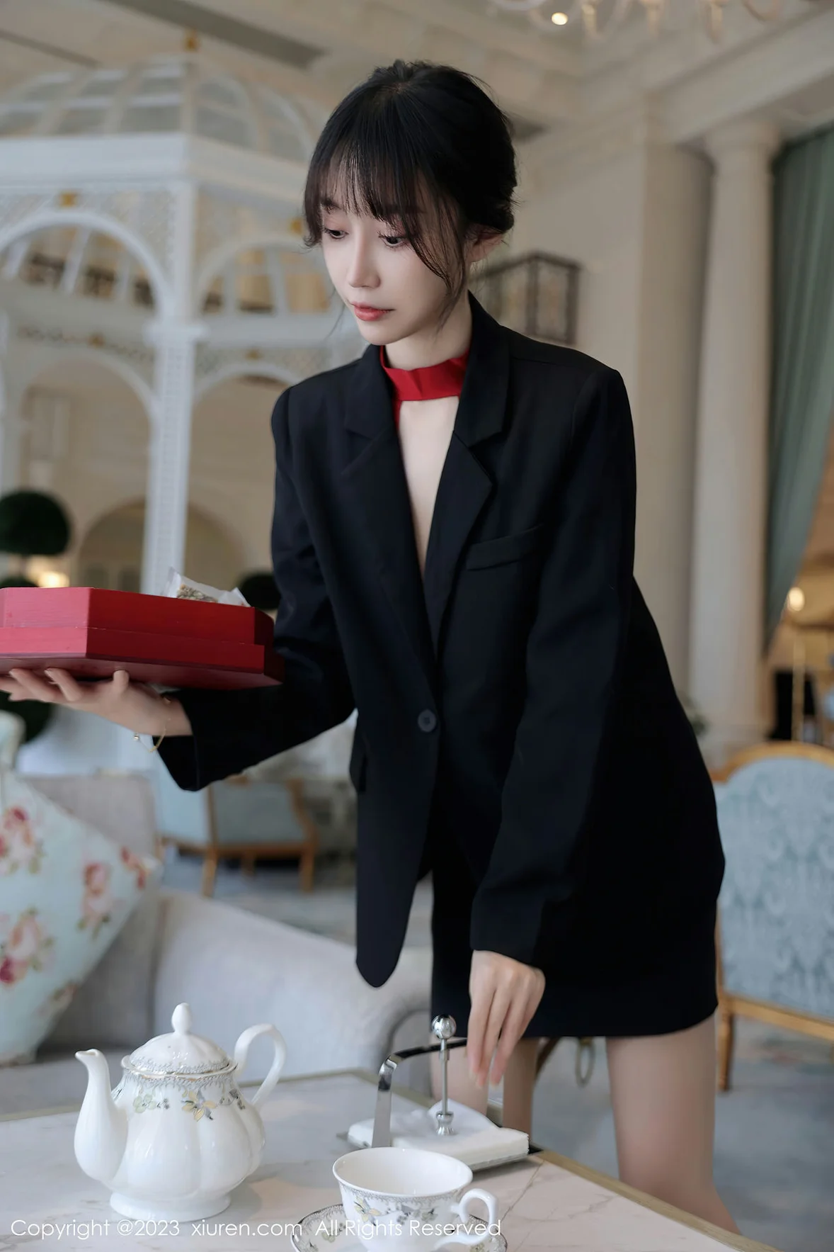 XiuRen 秀人 No.7102 玥儿玥er 红色情趣杭州旅拍 [64P]