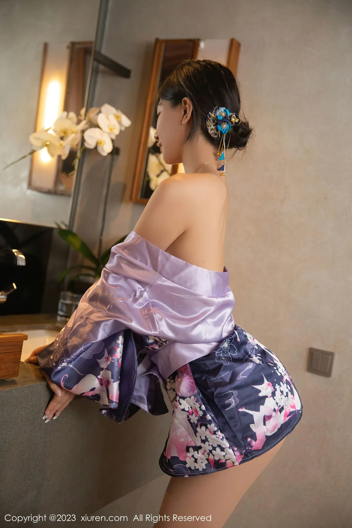 XiuRen 秀人 No.7109 808 熊小诺 日式紫色和服巴厘岛旅拍 [71P]