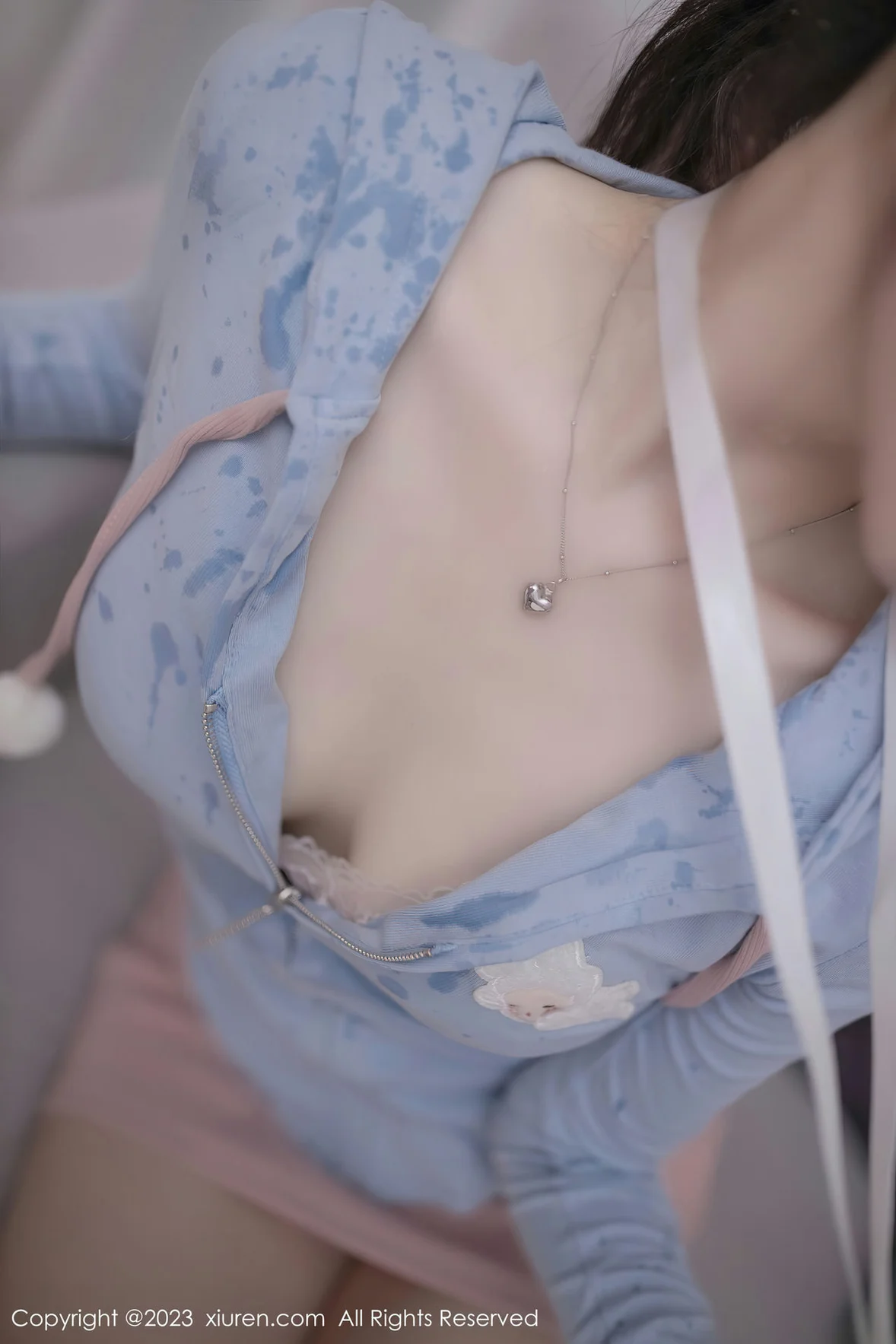 XiuRen 秀人 No.7120 鱼子酱Fish 浅粉色蕾丝内衣泰国旅拍 [81P]