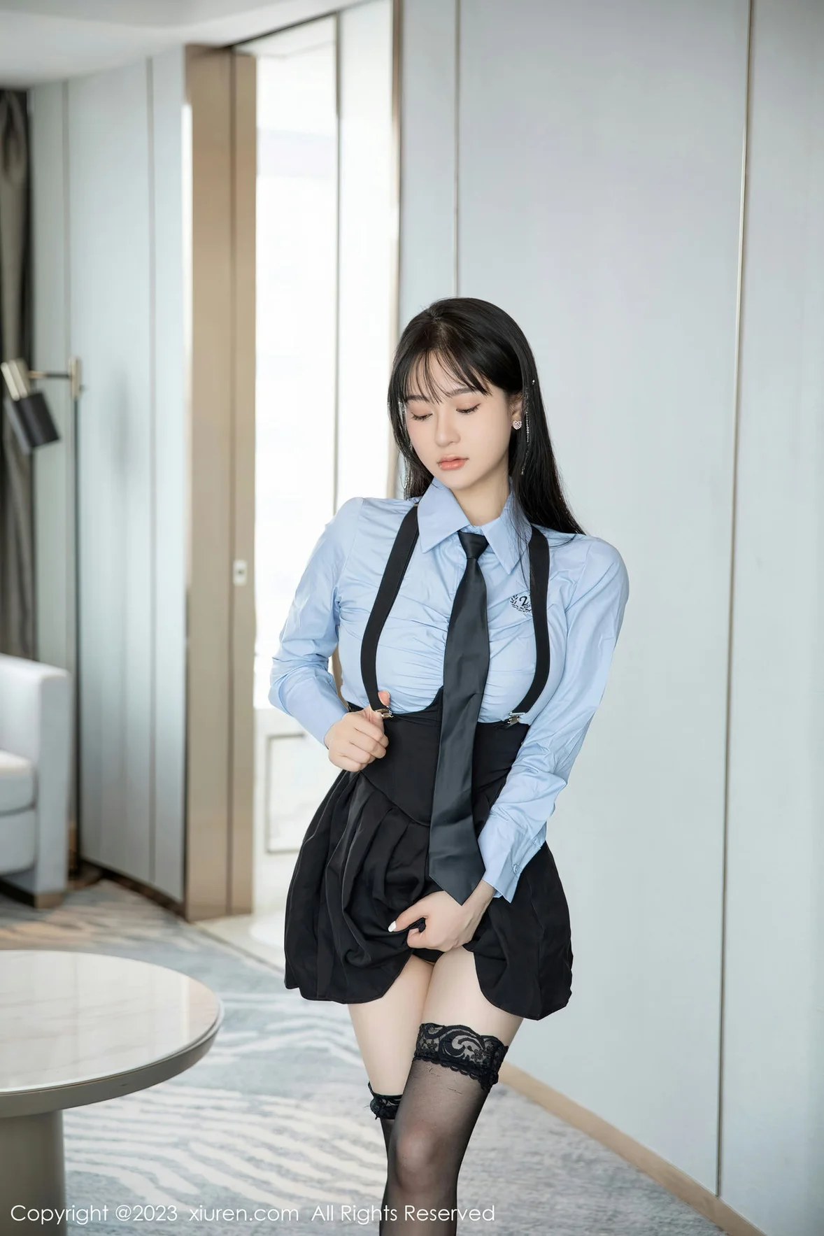 XiuRen 秀人 No.7140 柚琪Rich 性感学妹装扮 [77P]