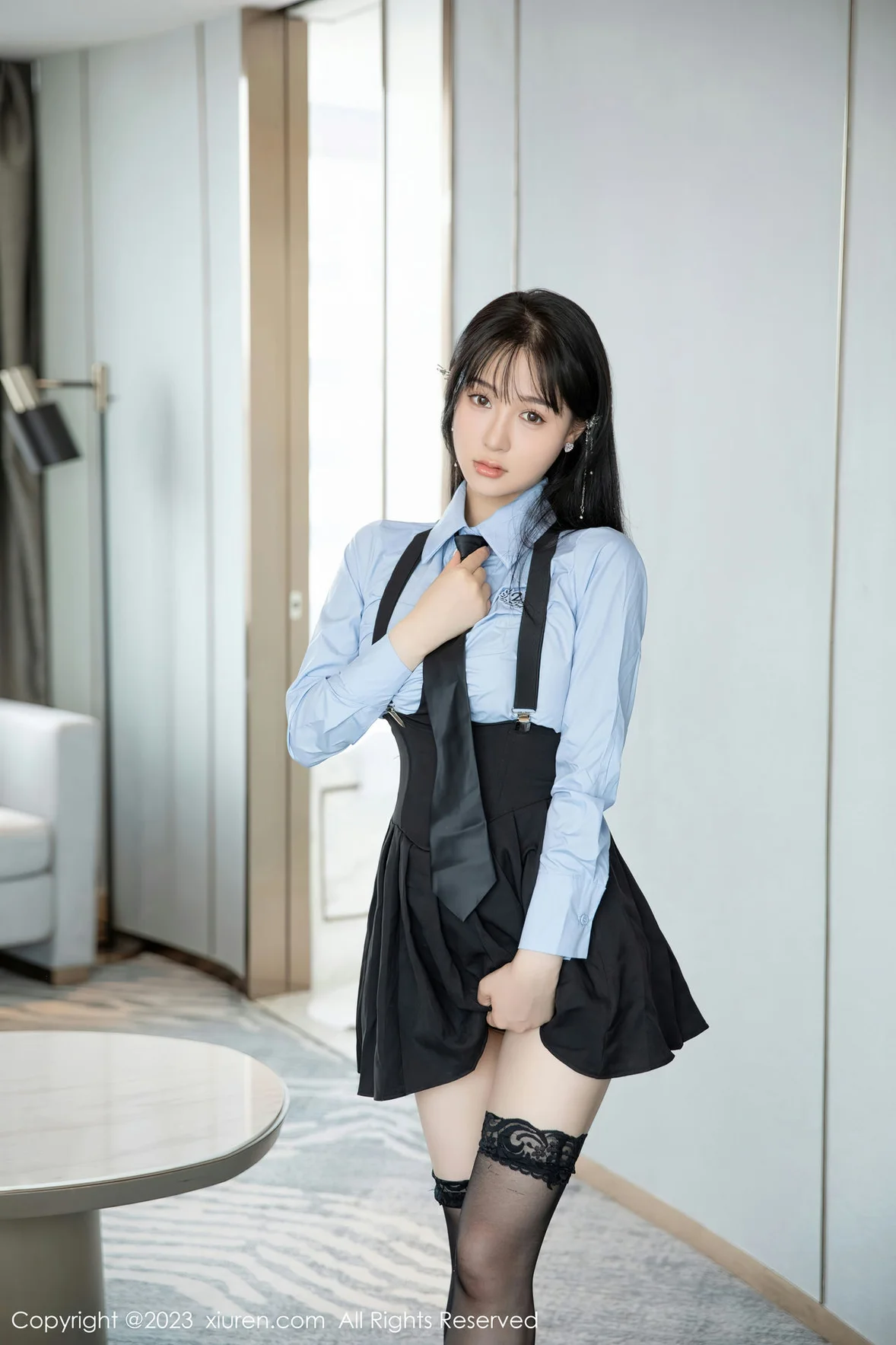 XiuRen 秀人 No.7140 柚琪Rich 性感学妹装扮 [77P]