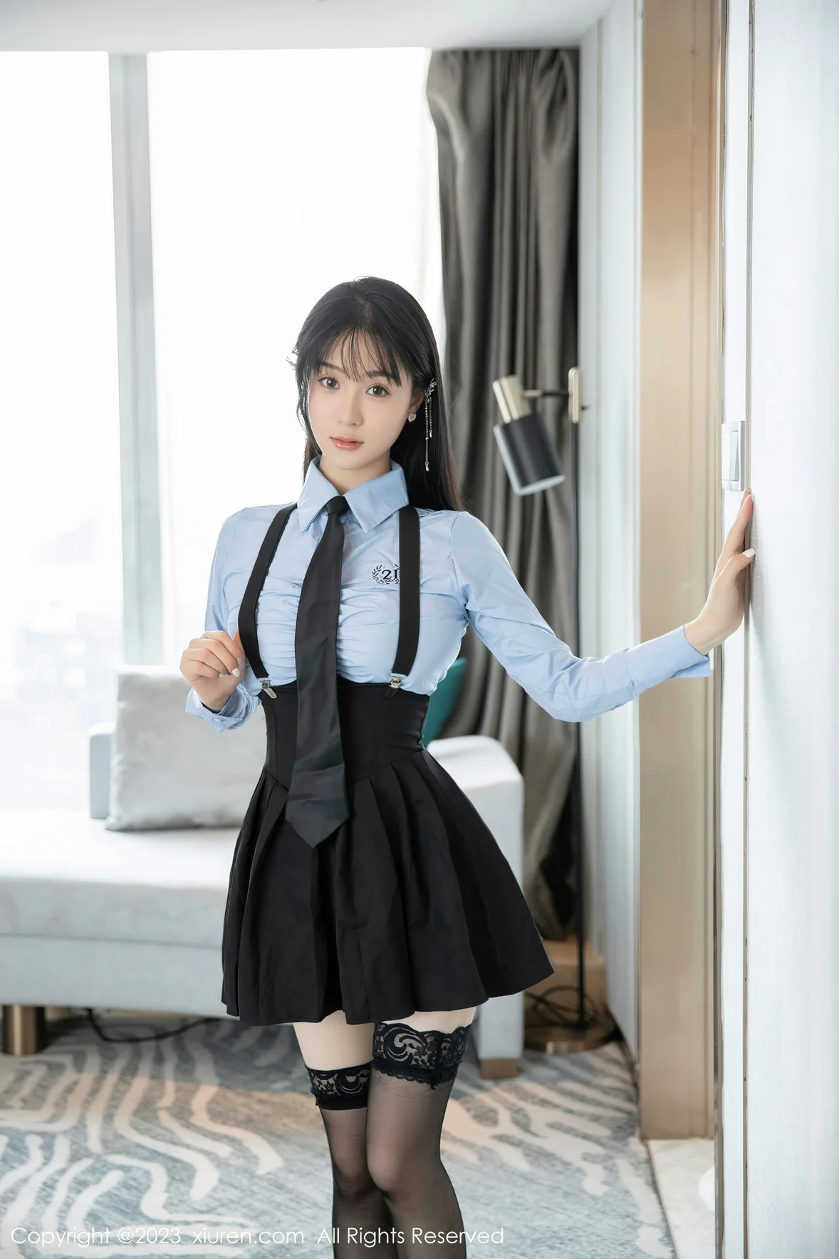 XiuRen 秀人 No.7140 柚琪Rich 性感学妹装扮 [77P]