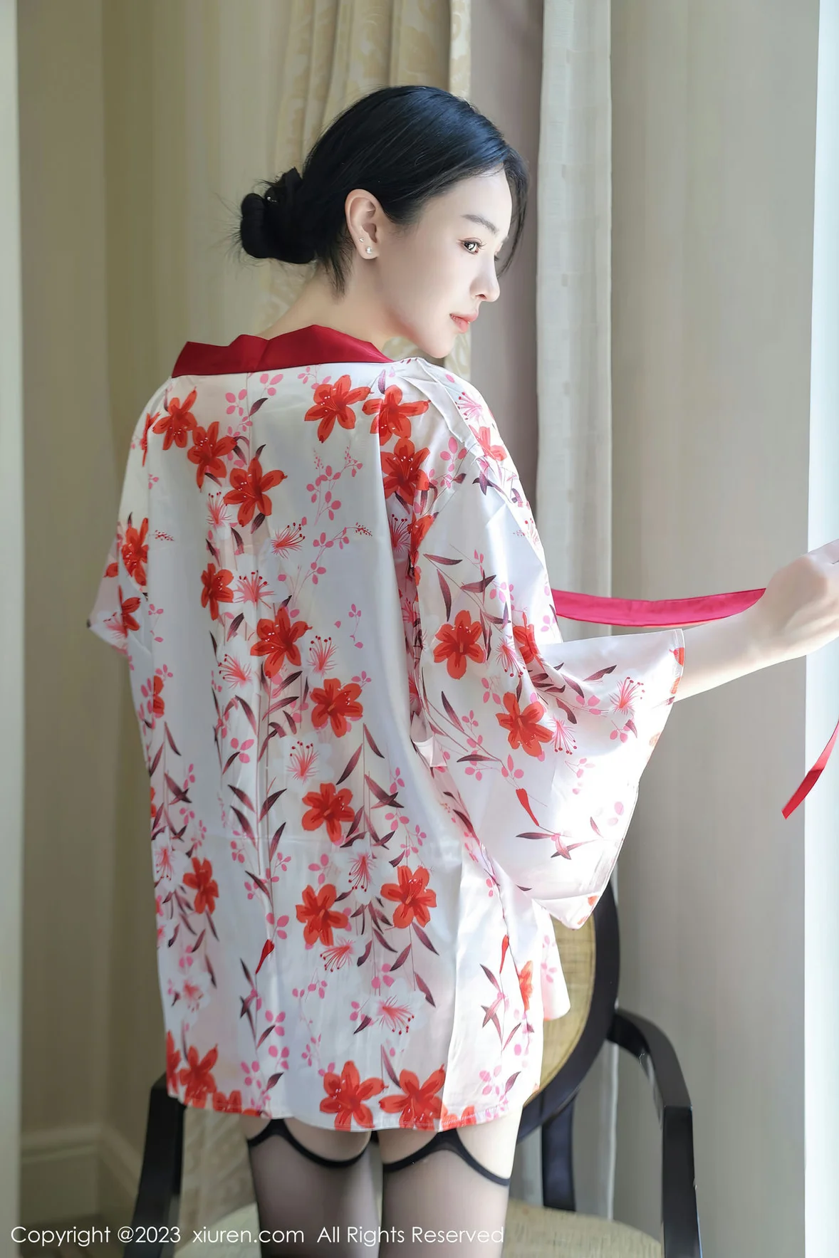 XiuRen 秀人 No.7177 米粒子 丝绸睡衣性感写真 [51P]