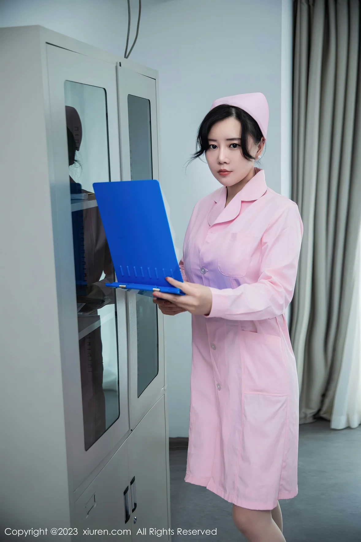 XiuRen 秀人 No.7199 王婉悠Queen 粉色情趣护士性感写真 [82P]