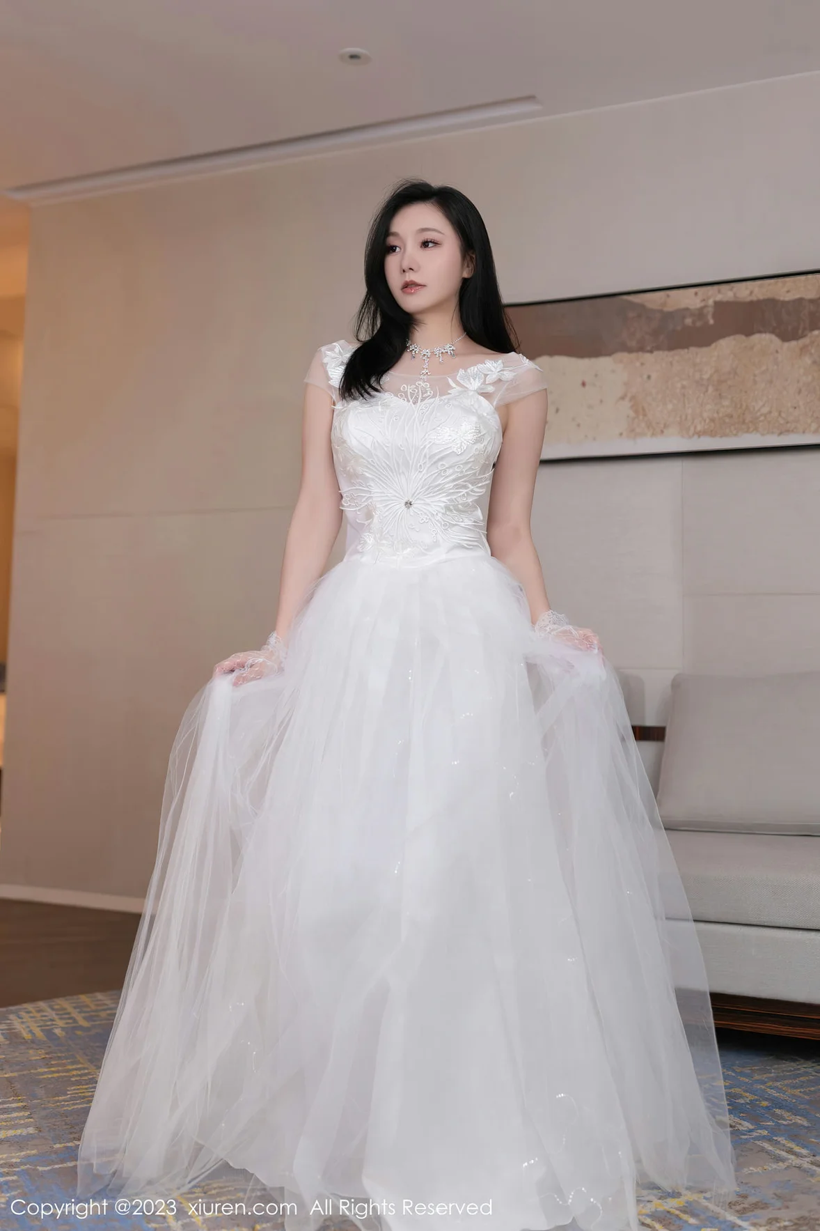 XiuRen 秀人 No.7201 安然anran 白色婚纱性感写真 [80P]