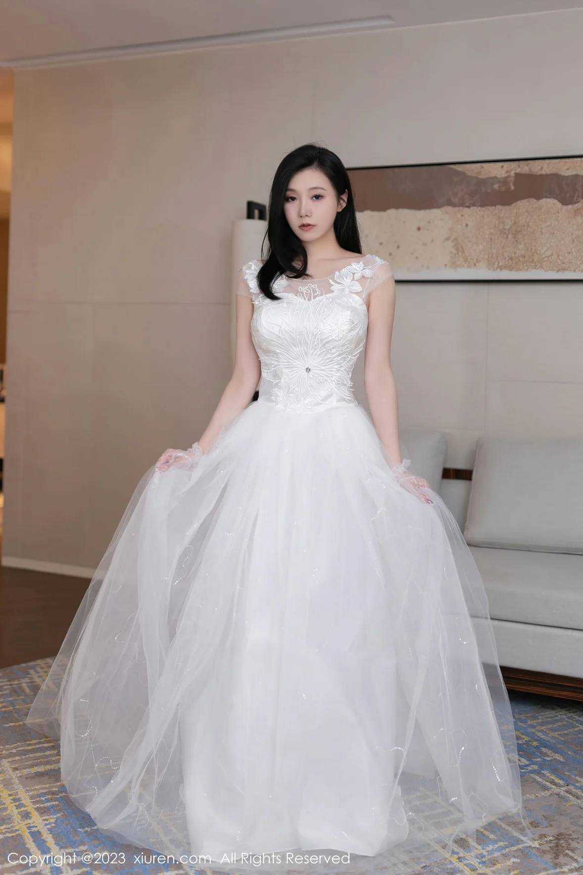 XiuRen 秀人 No.7201 安然anran 白色婚纱性感写真 [80P]