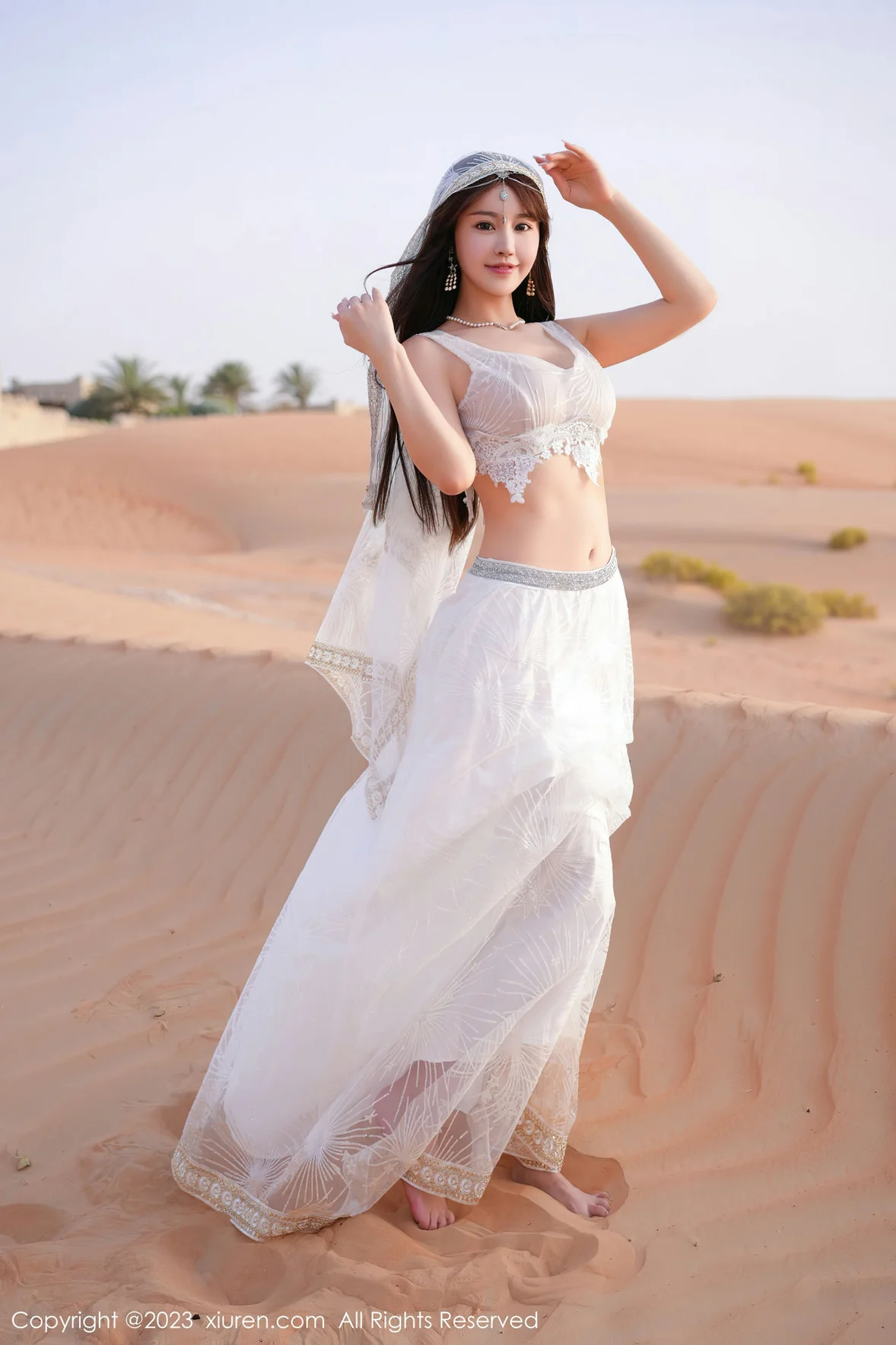 XiuRen 秀人 No.7220 朱可儿Flora 白色长裙迪拜旅拍 [80P]