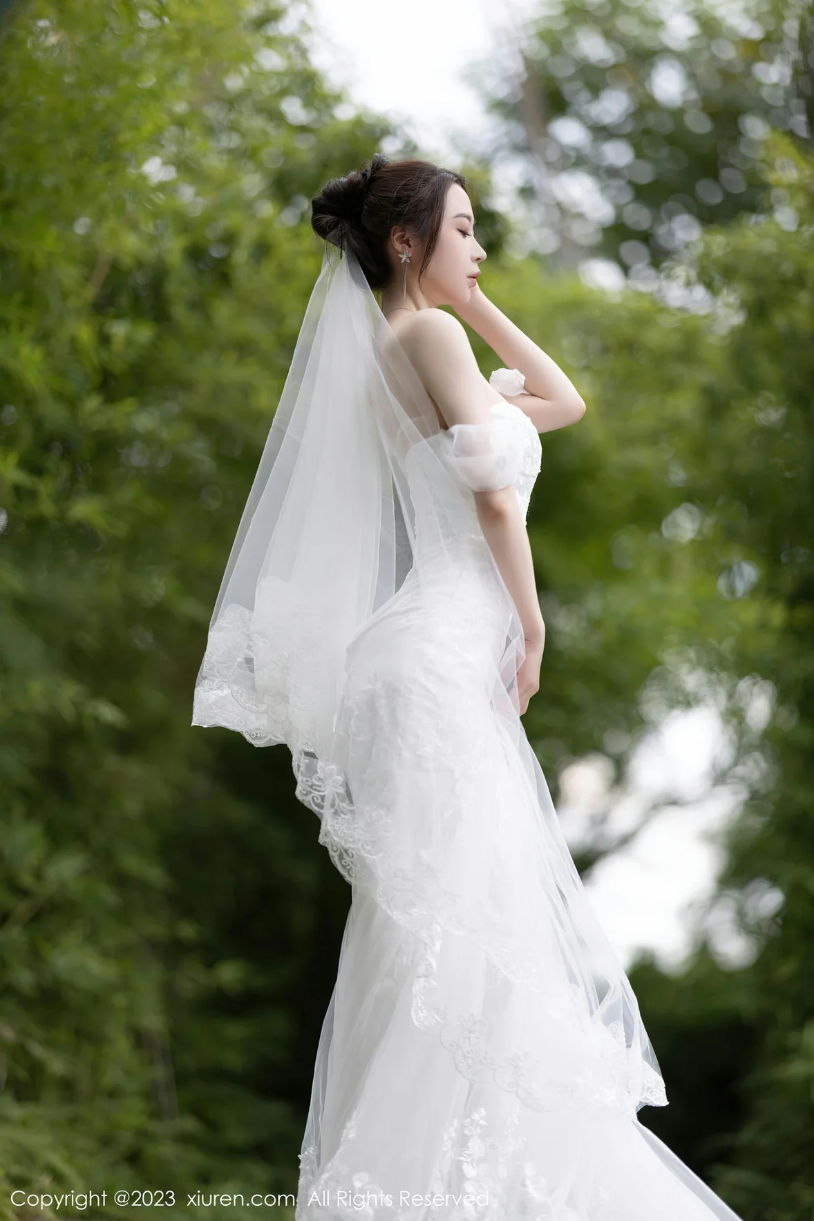 XiuRen 秀人 No.7310 梦心玥 白色婚纱服饰安吉旅拍 [84P]