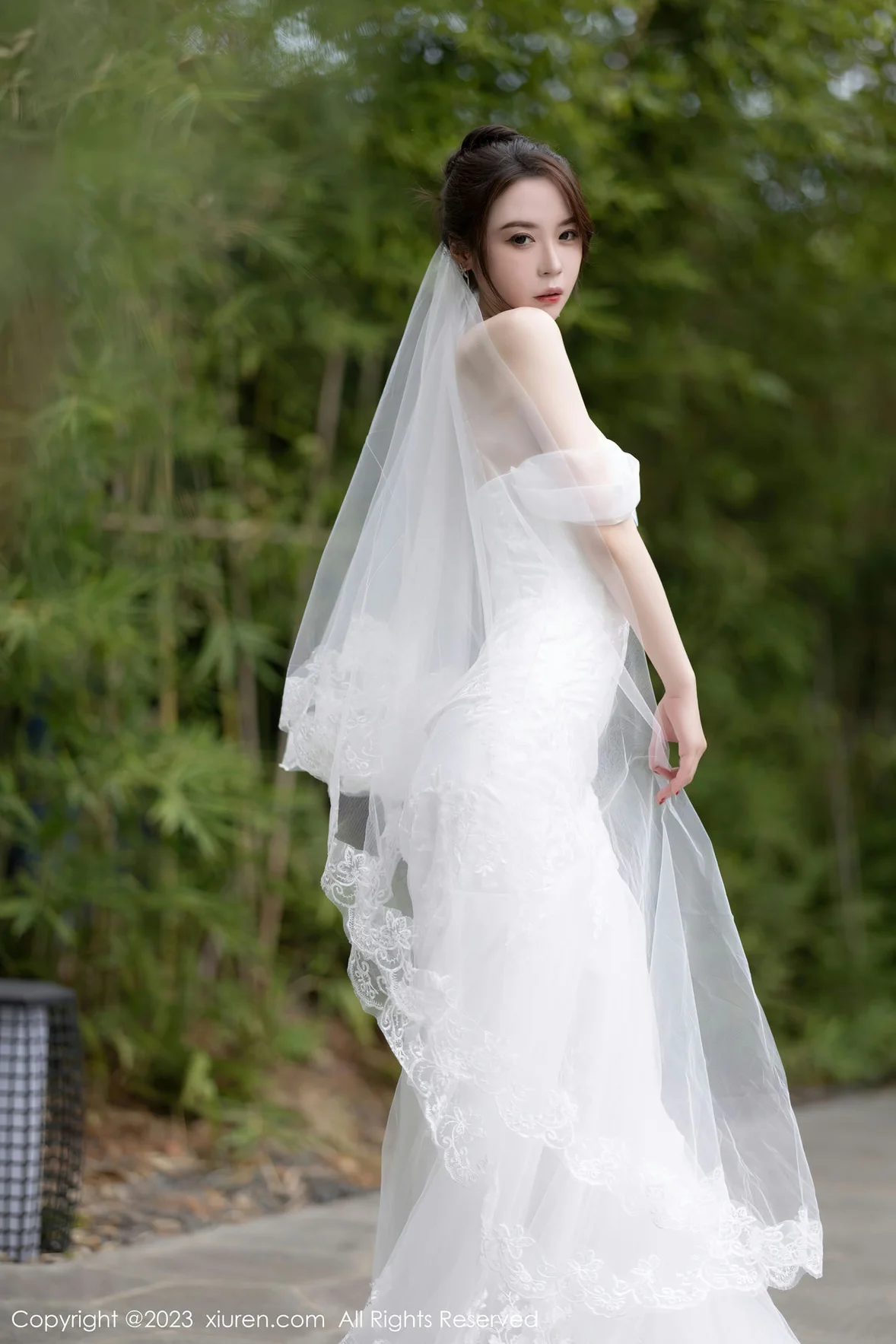 XiuRen 秀人 No.7310 梦心玥 白色婚纱服饰安吉旅拍 [84P]