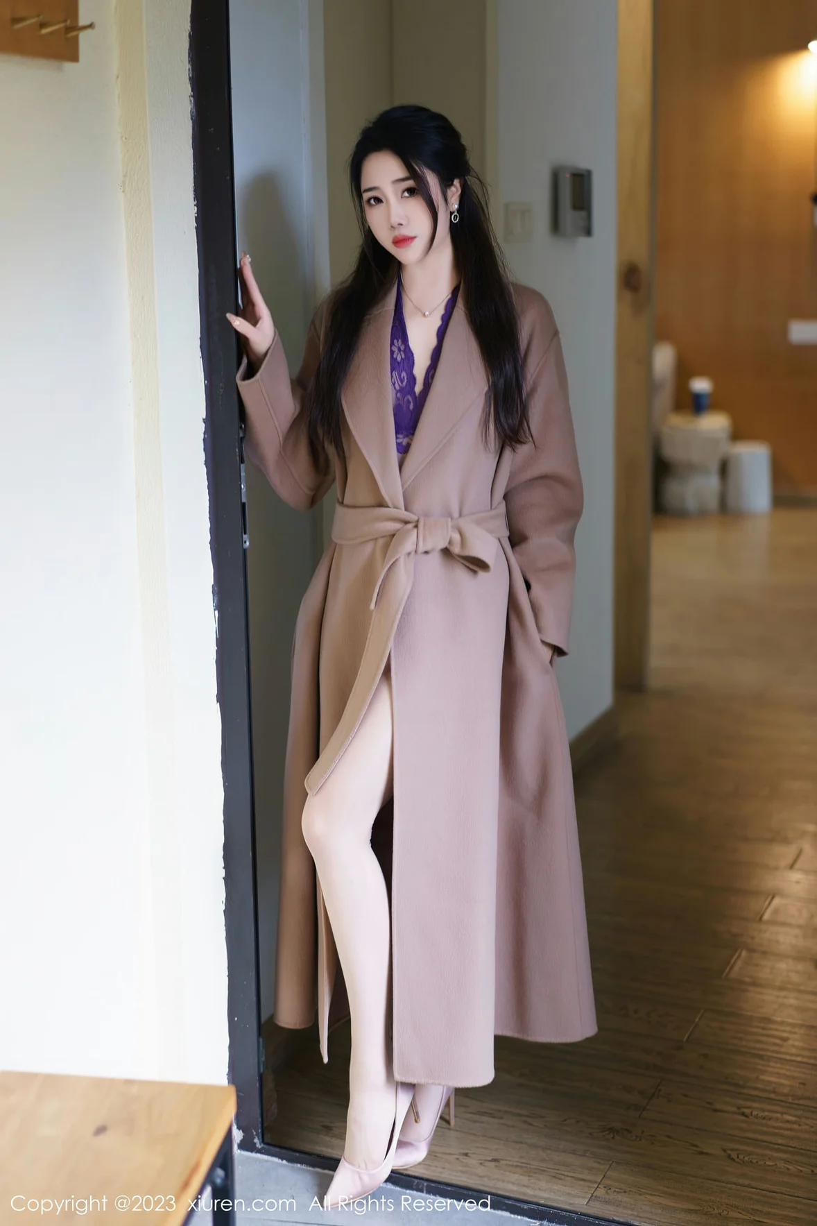 XiuRen 秀人 No.7315 严利娅Yuliya 紫色蕾丝情趣性感写真 [64P]