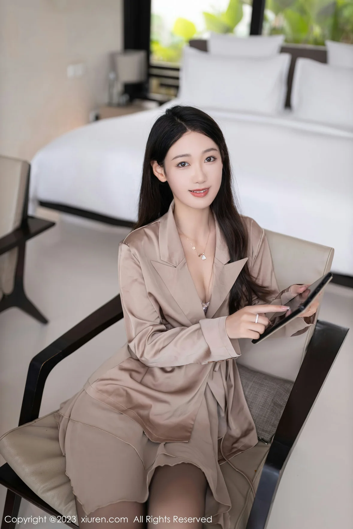 XiuRen 秀人 No.7333 唐安琪 淡紫色内衣巴厘岛旅 [81P]