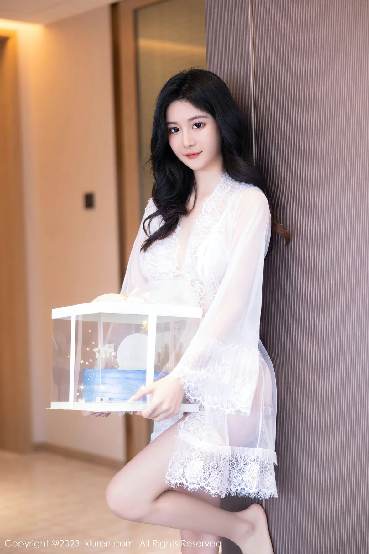 XiuRen 秀人 No.7348 幼幼 白色网纱性感写真 [81P]