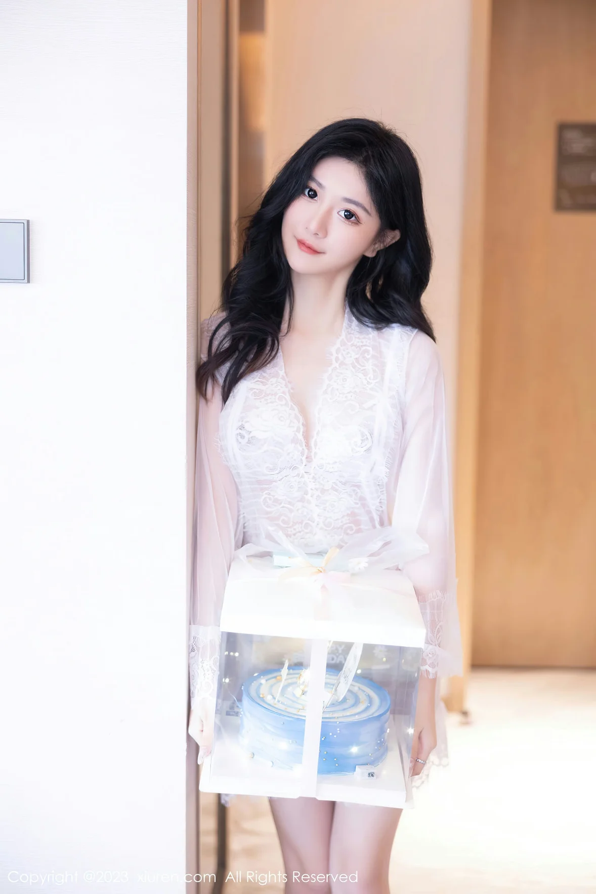 XiuRen 秀人 No.7348 幼幼 白色网纱性感写真 [81P]