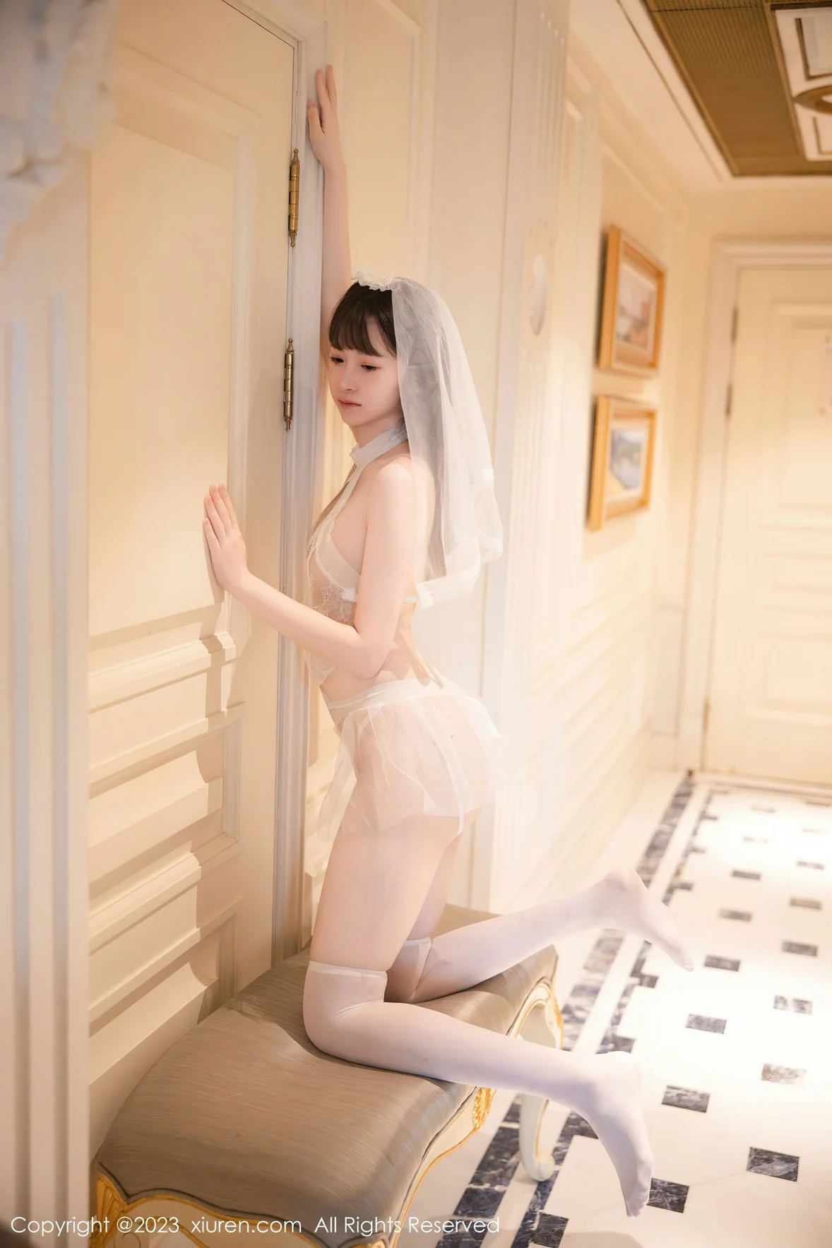 秀人网 No.7421 林悠悠 情趣婚纱服饰性感写真 [83P]