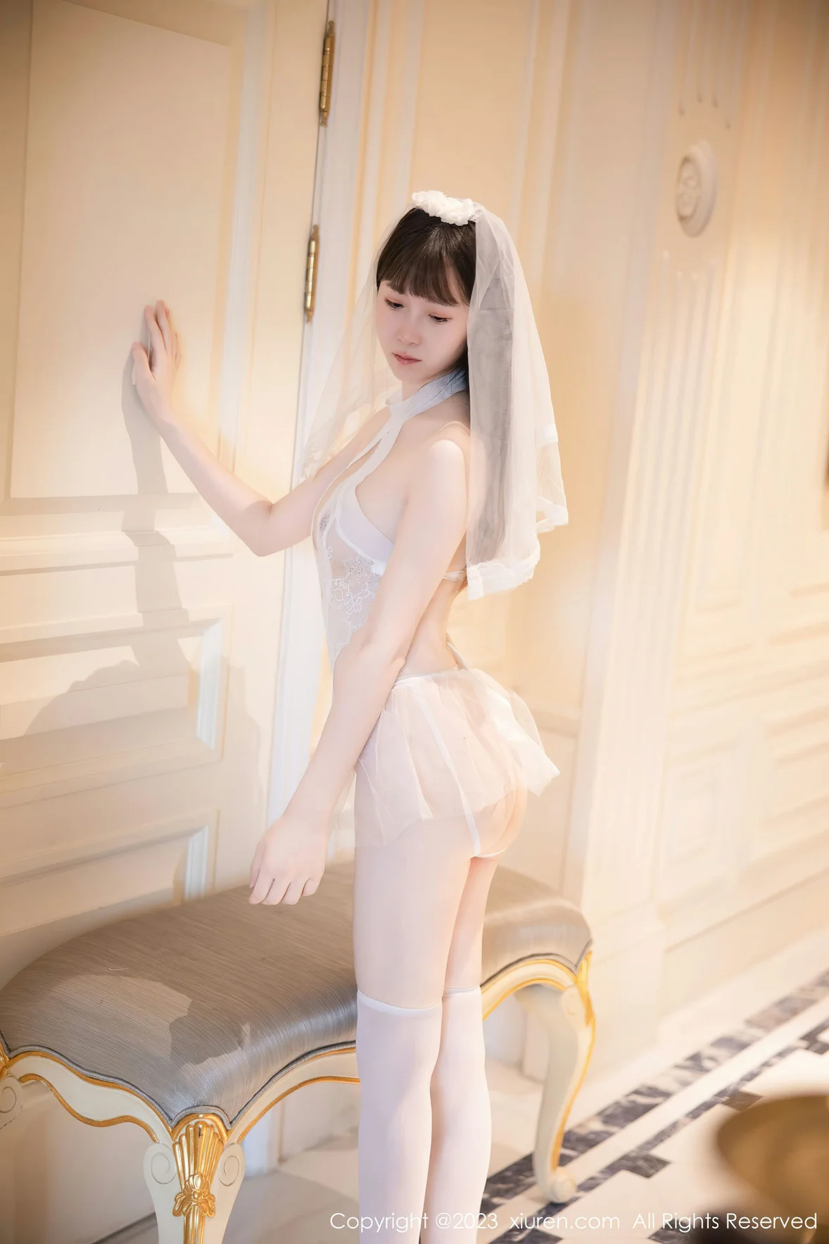 秀人网 No.7421 林悠悠 情趣婚纱服饰性感写真 [83P]