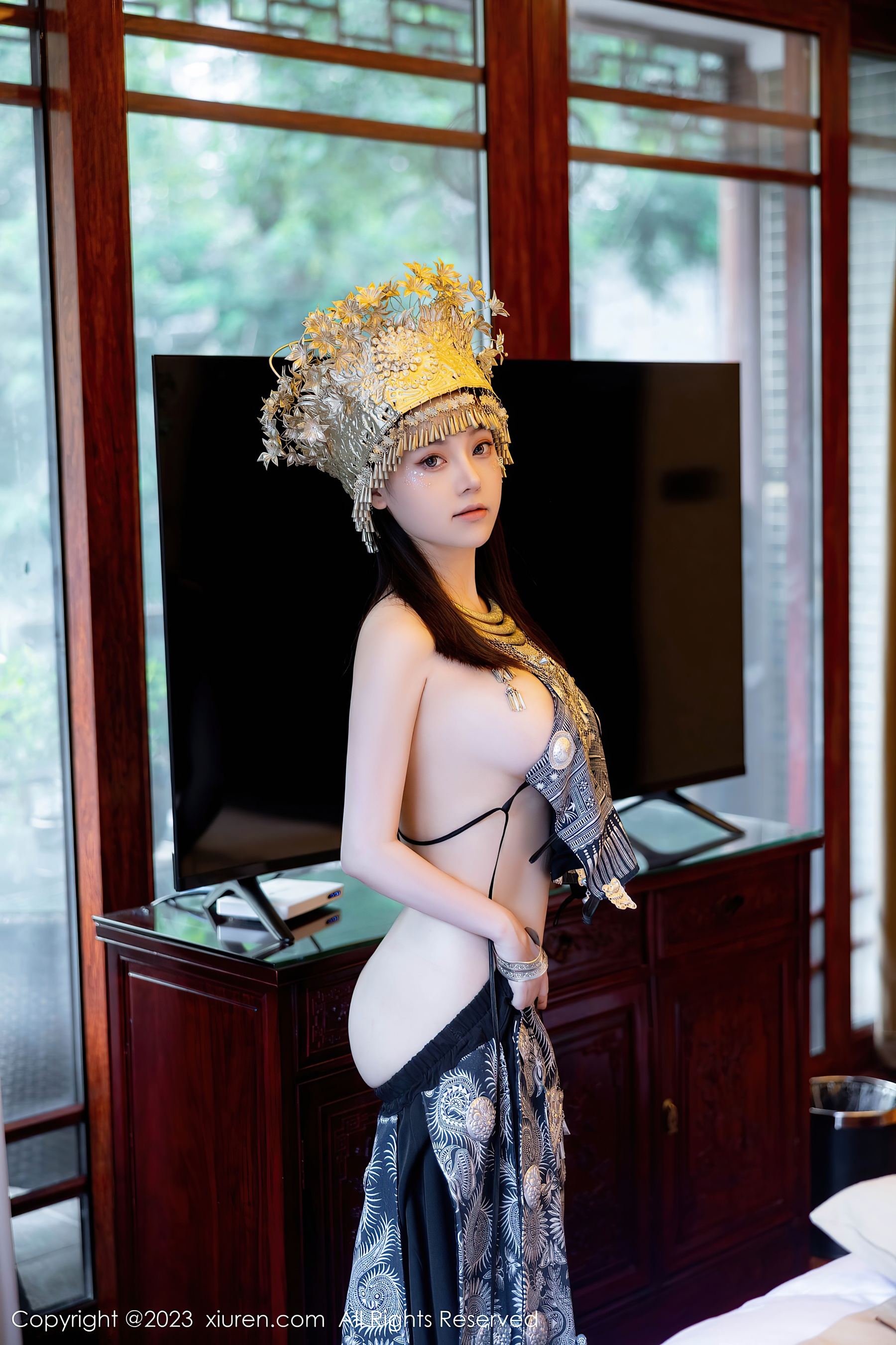 XiuRen 秀人 No.7448 豆瓣酱 苗族服饰