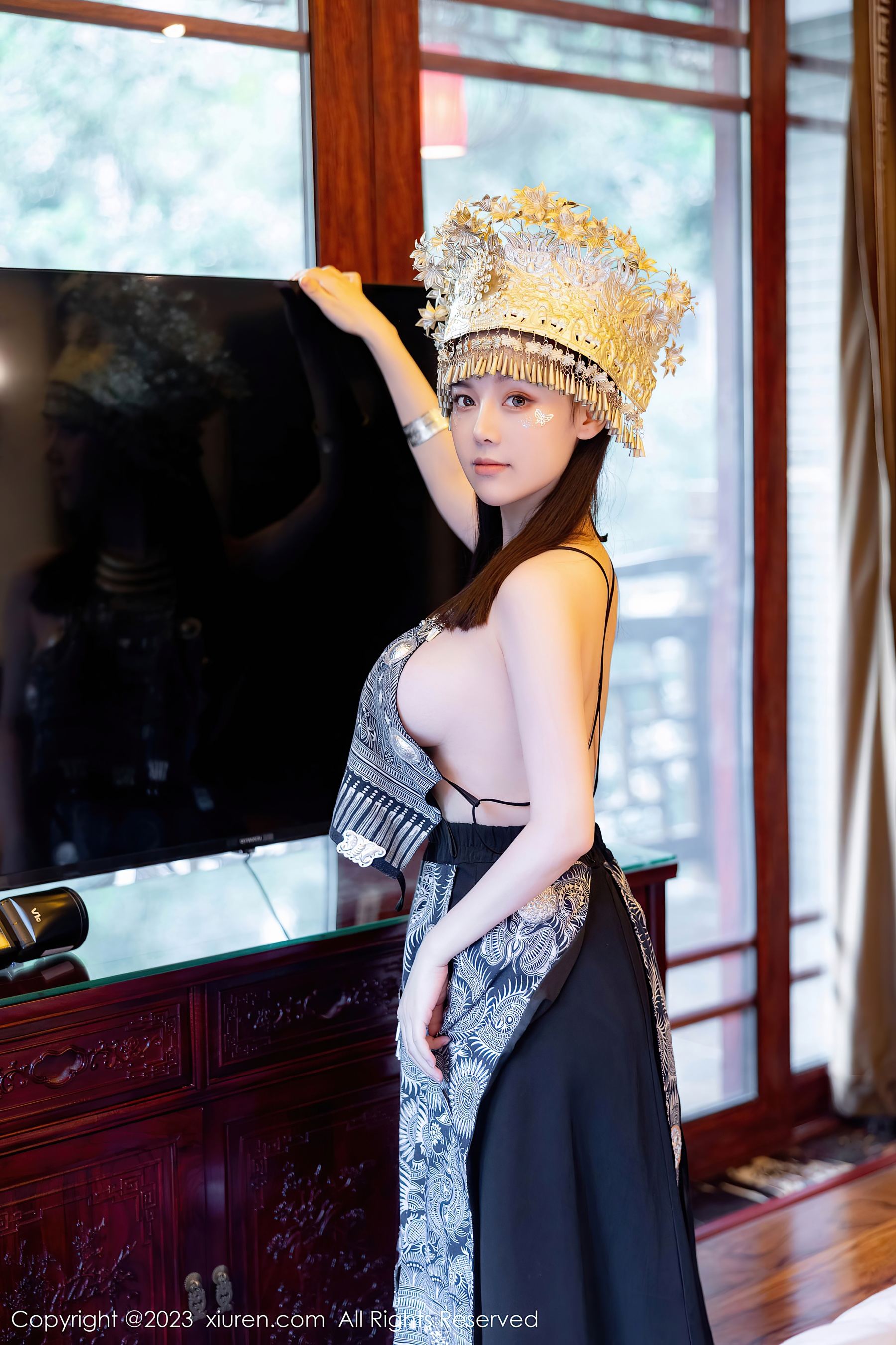 XiuRen 秀人 No.7448 豆瓣酱 苗族服饰