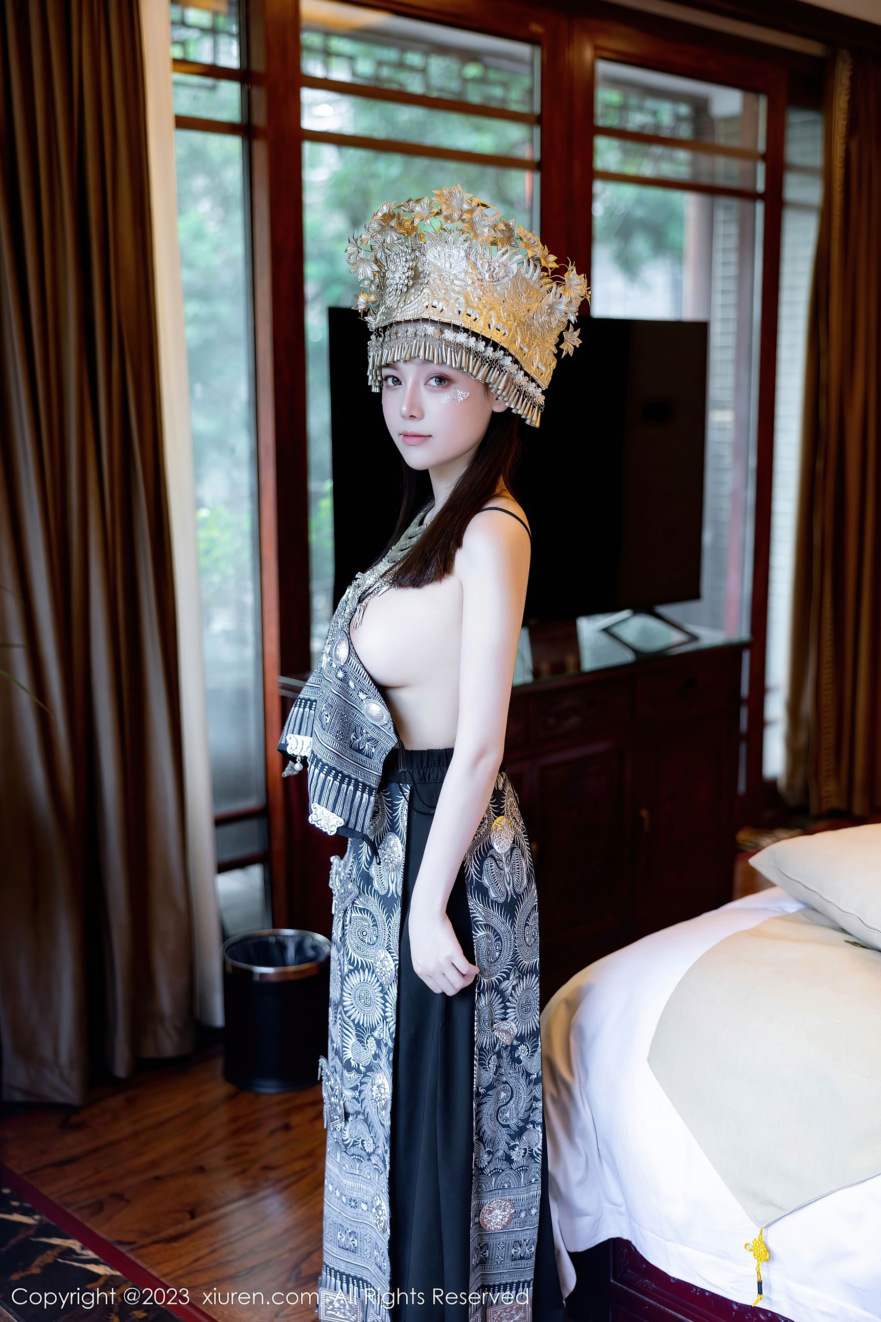 XiuRen 秀人 No.7448 豆瓣酱 苗族服饰