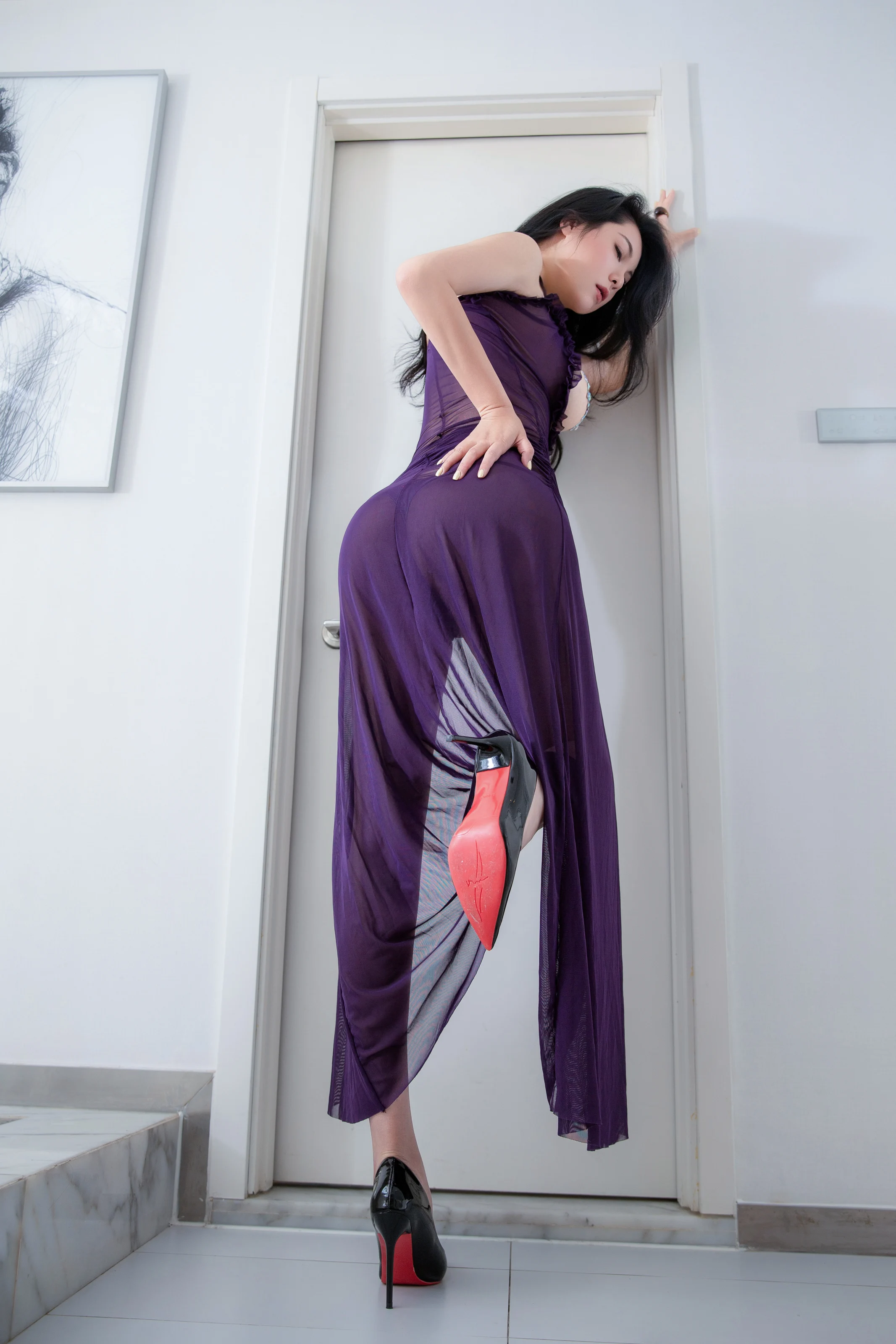 刘瑾希cici – 紫色长裙 [87P]