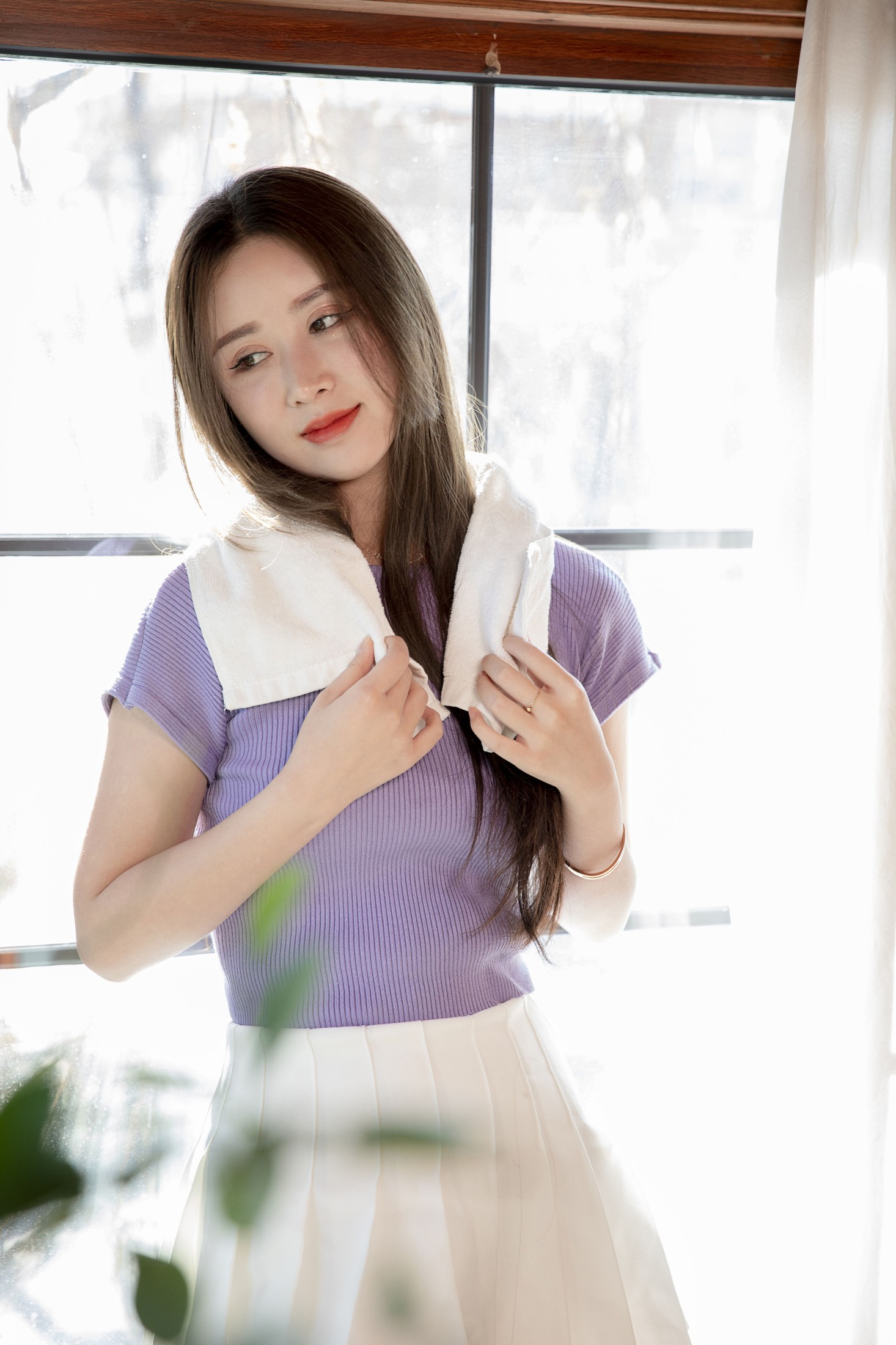 文倩 – 《窗前的美好时光》[35P]