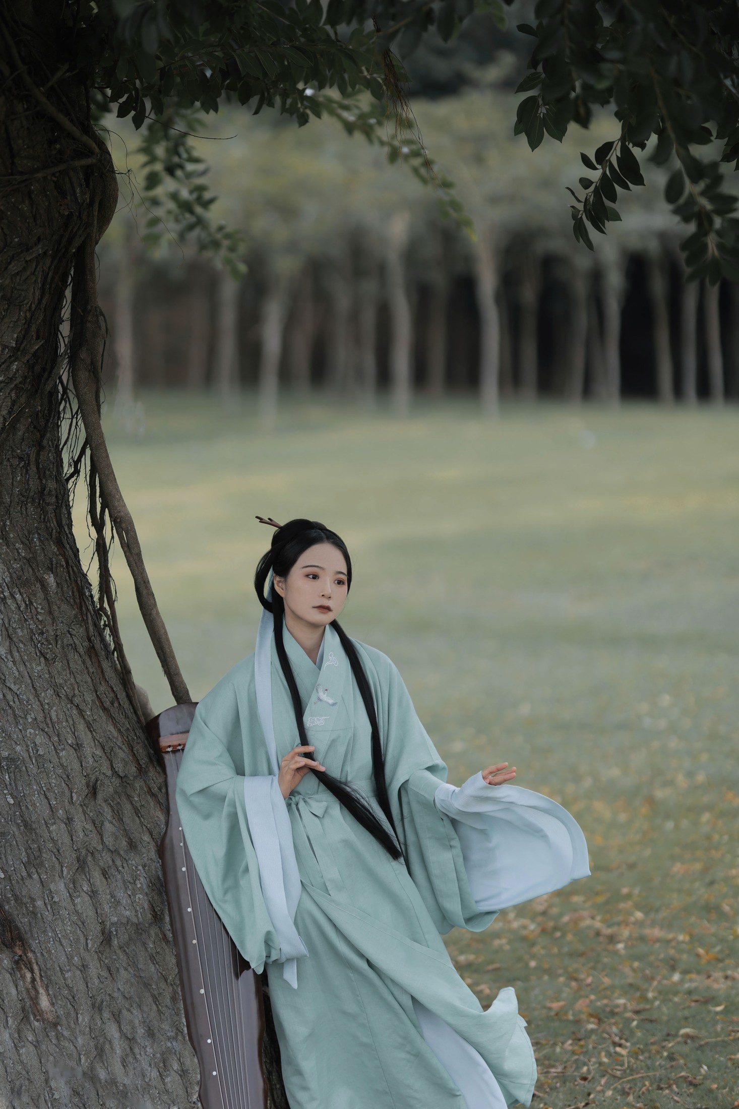 模特合集 – 《山中抚琴》[25P]