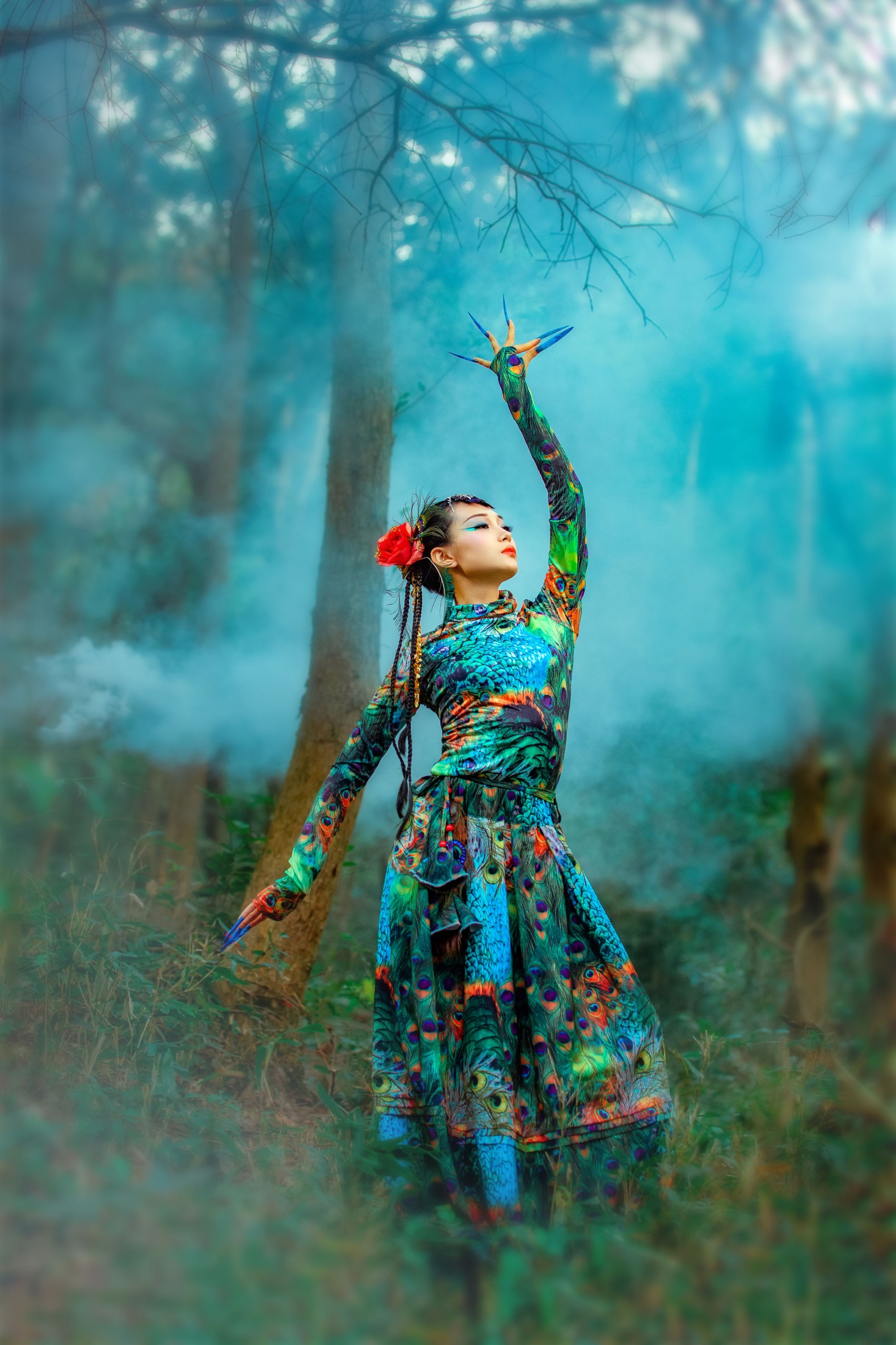 雨萧 – 《孔雀林》[32P]