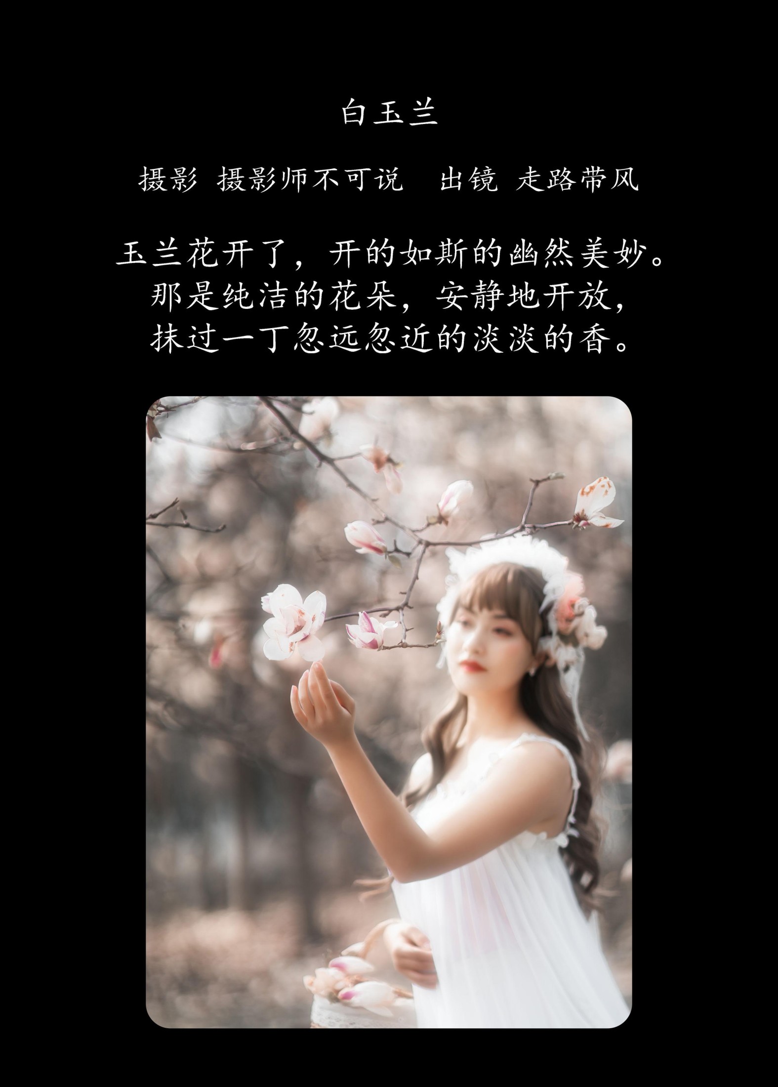 走路带风 – 《白玉兰》[25P]