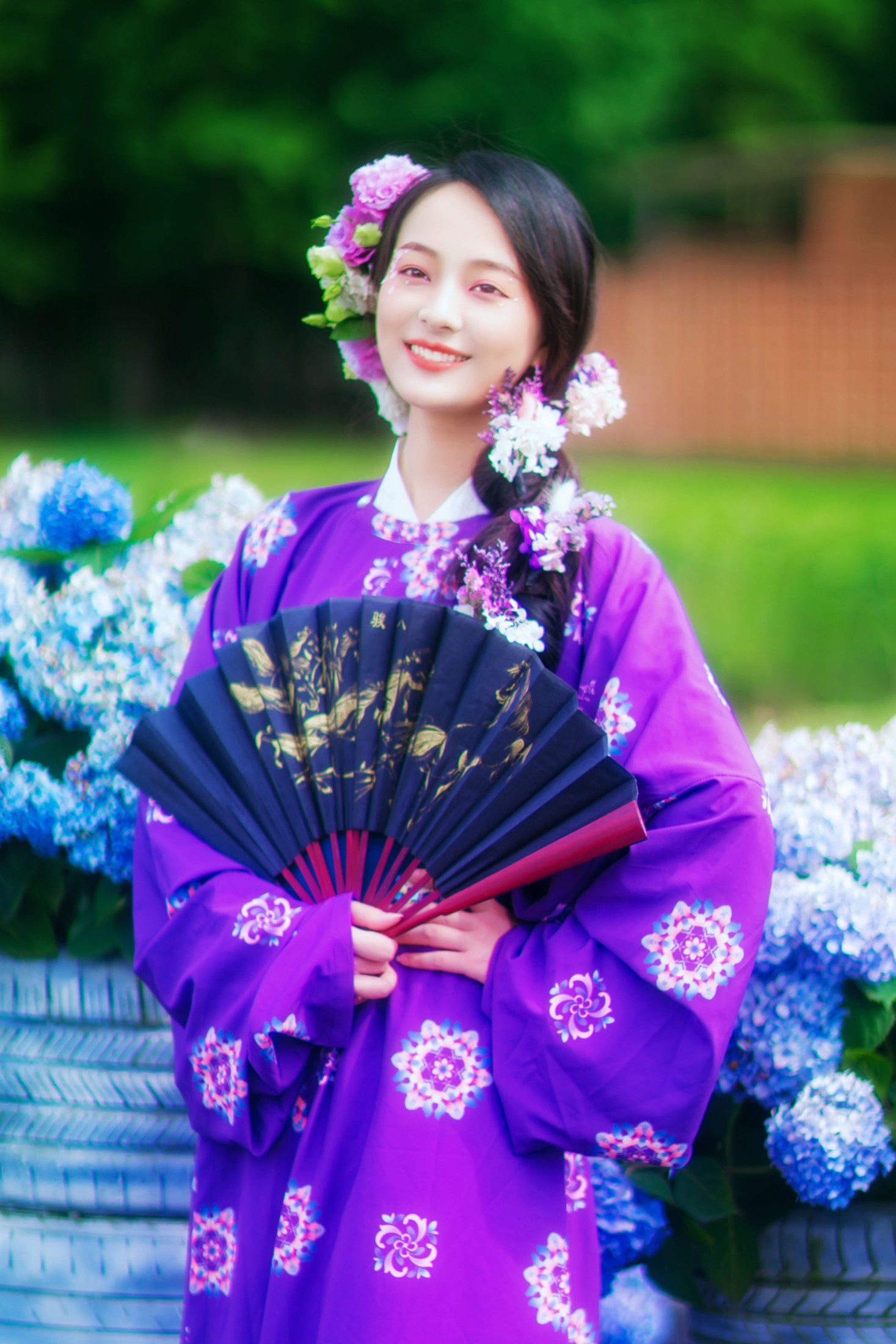 欢欢 – 《紫色初夏》[35P]