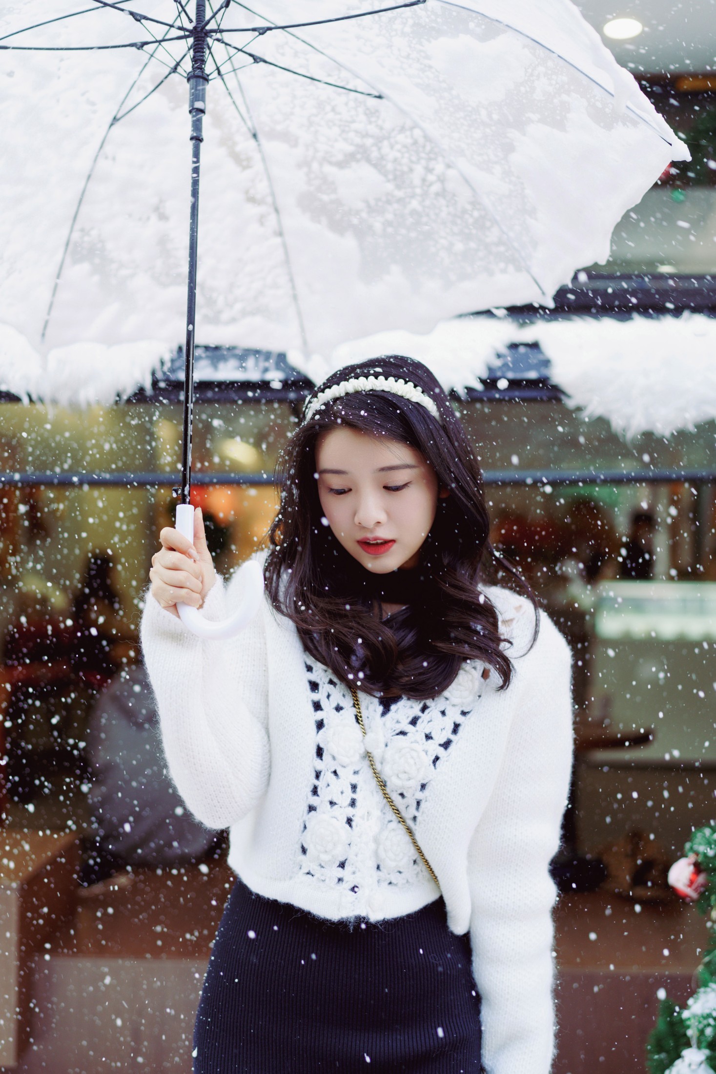 喵喵喵是锦儿呀 – 《叮叮当，圣诞美景主题人像摄影》[61P]