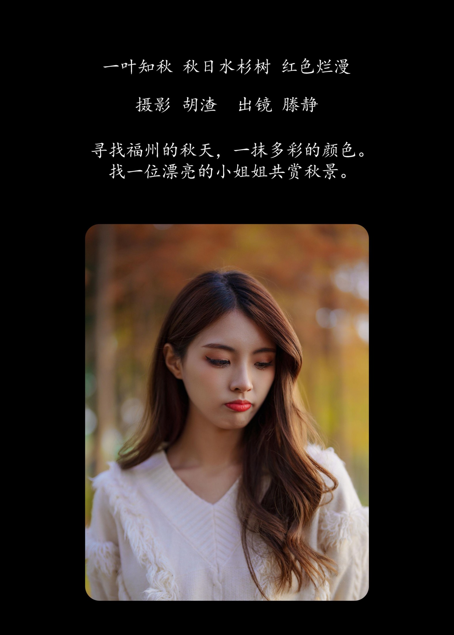 滕静 – 《一叶知秋，秋日水杉树，红色烂漫》[50P] 插图2