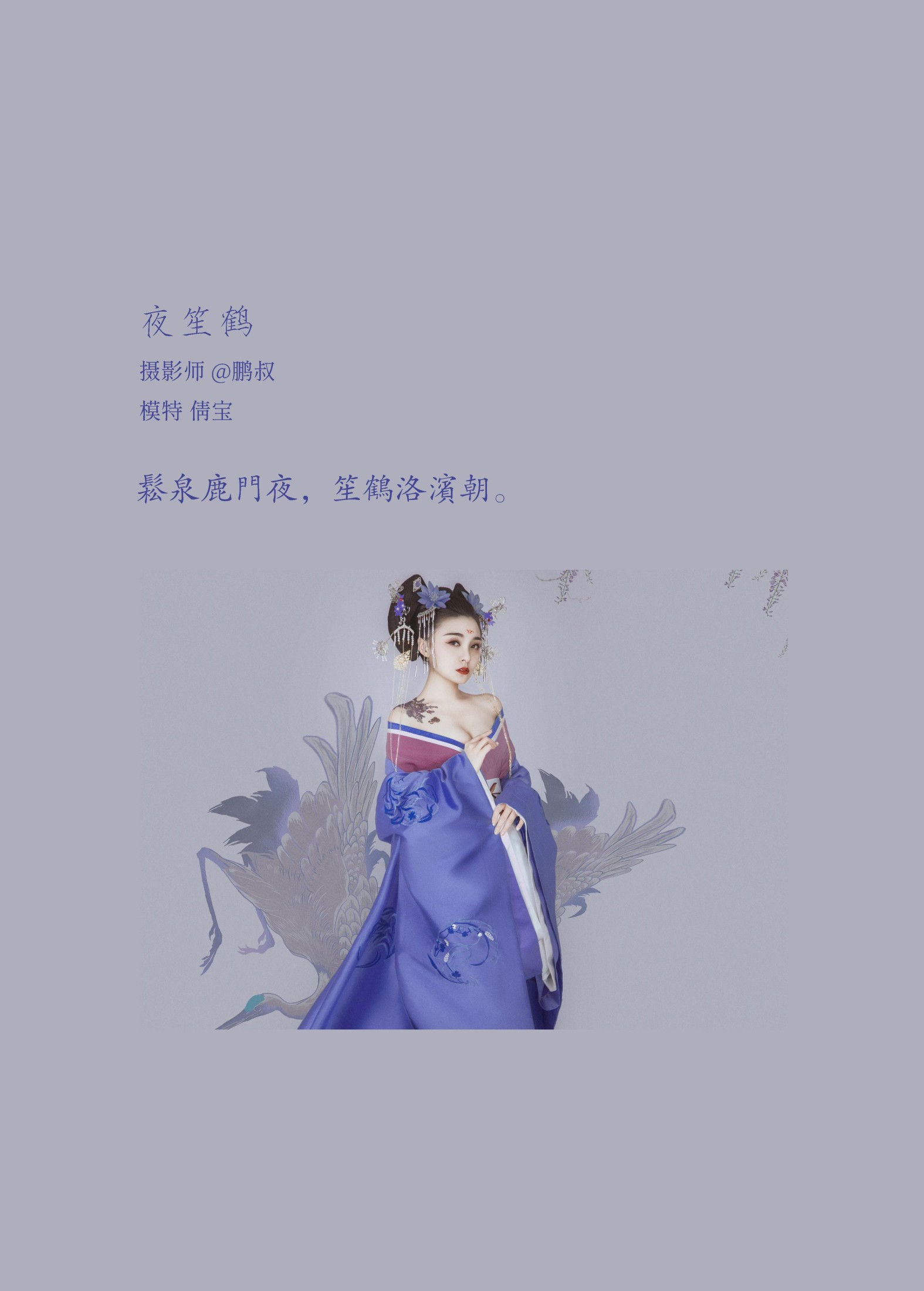 倩宝 – 《夜笙鹤》[22P]
