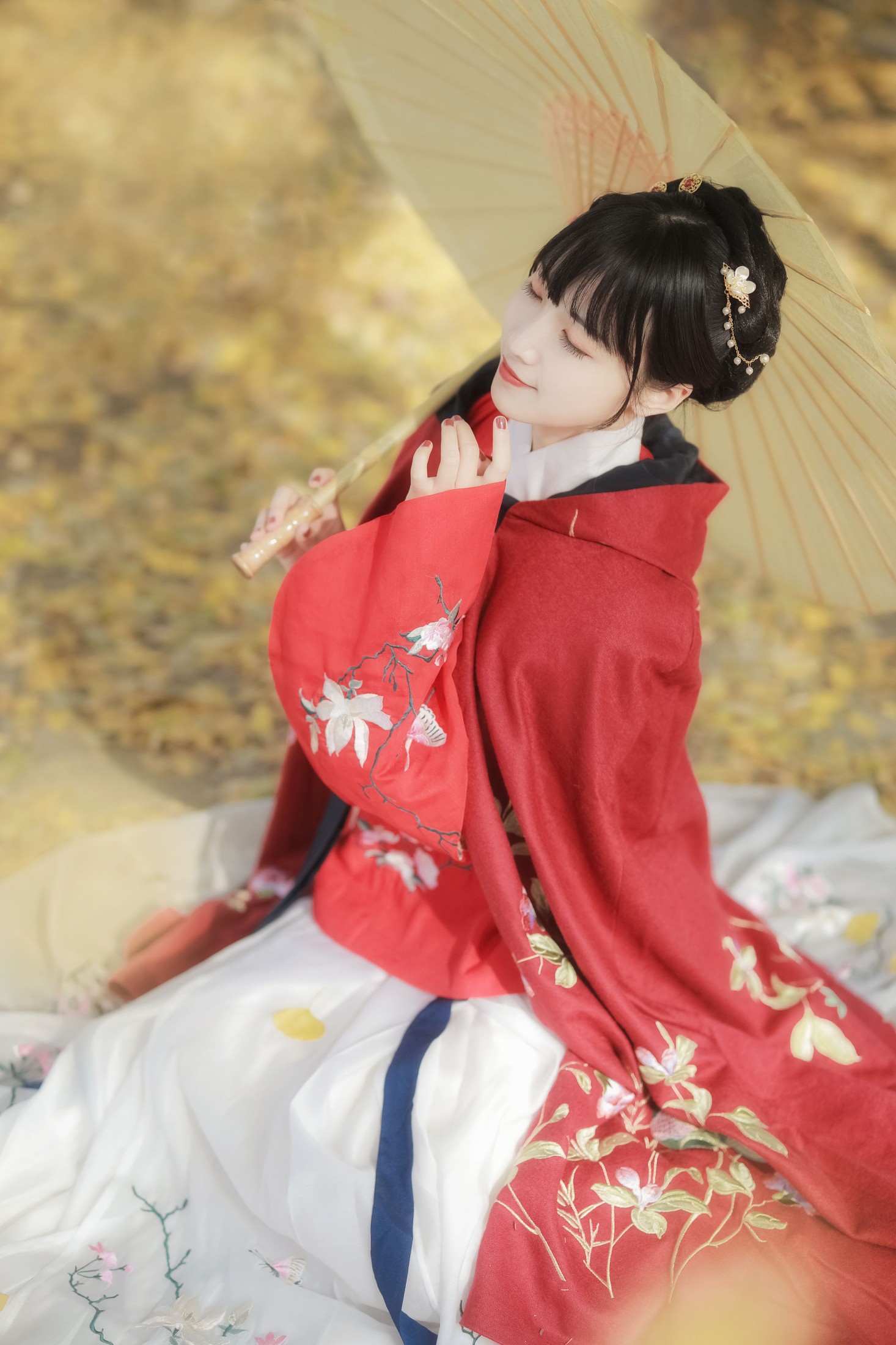 荞兜麻黛 – 《满园银杏落秋风》[29P]