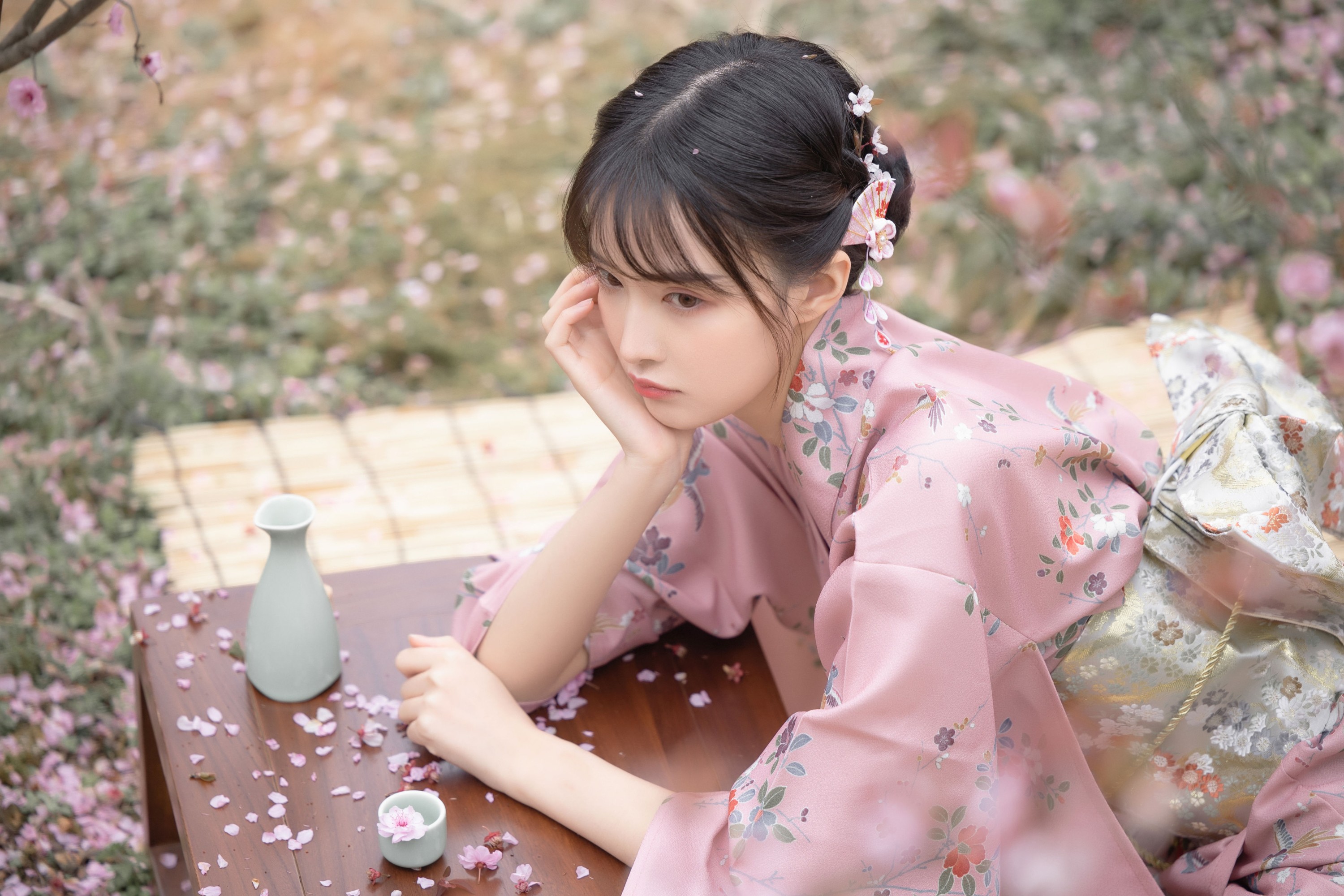 一一 – 《桃花和服》[29P] 插图4