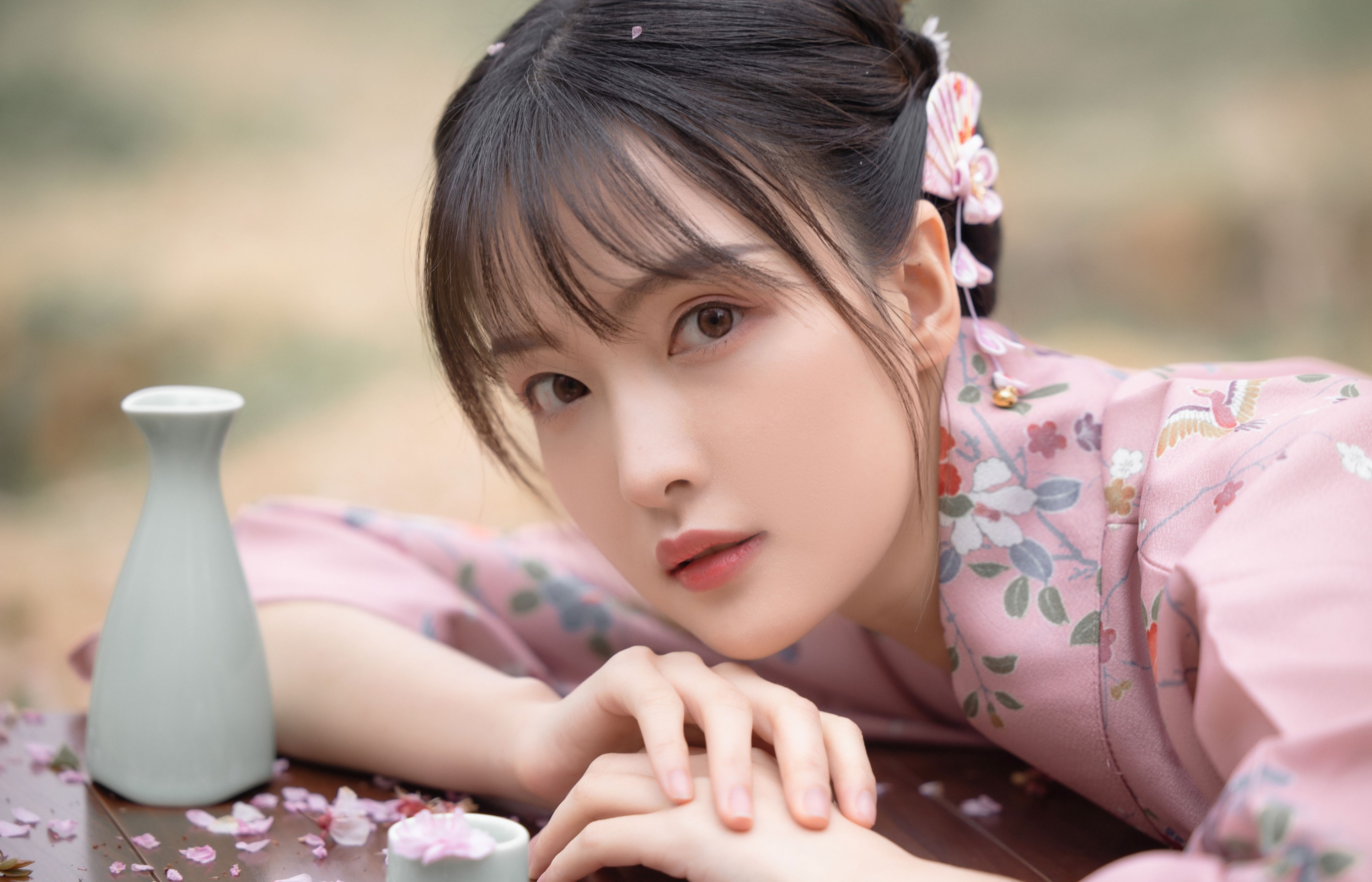 一一 – 《桃花和服》[29P] 插图5