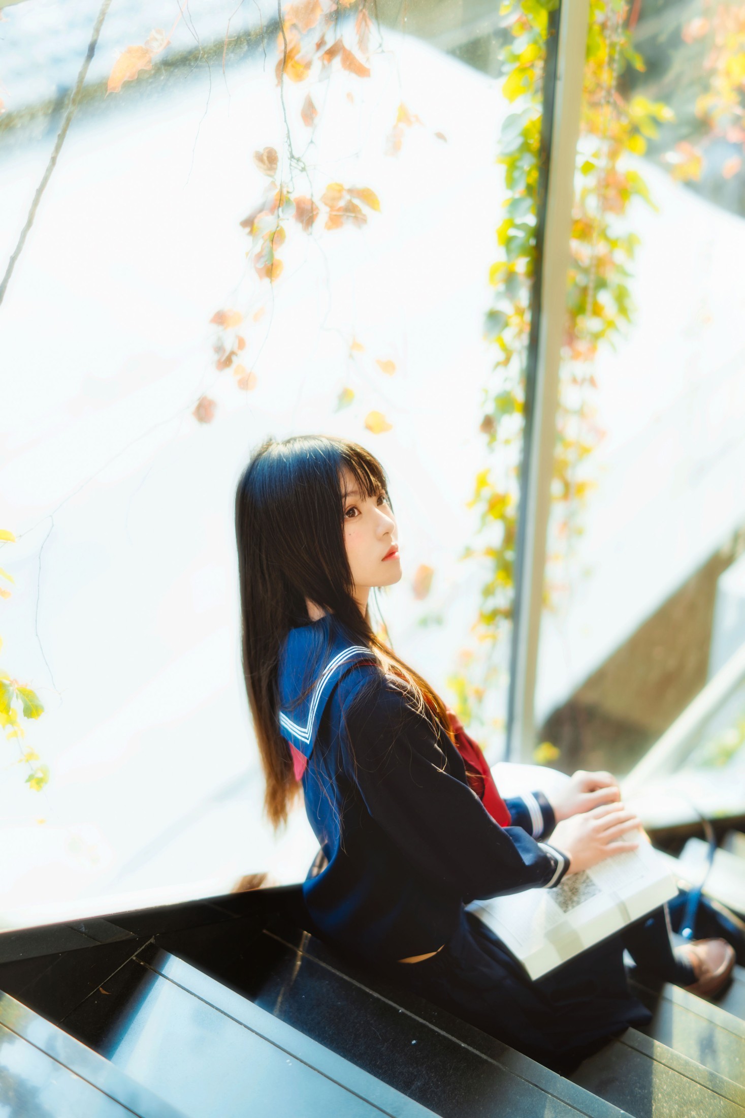 桜桃喵 – 《午后高校少女》[42P]