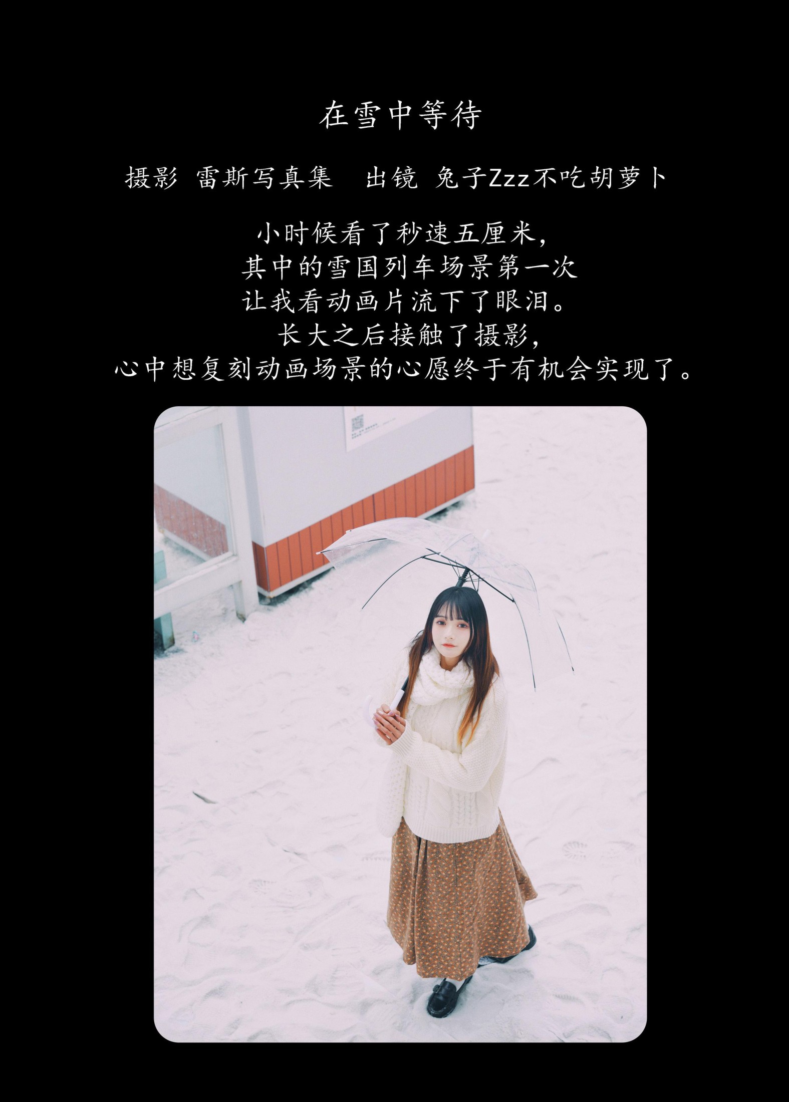 兔子Zzz不吃胡萝卜 – 《在雪中等待》[35P]