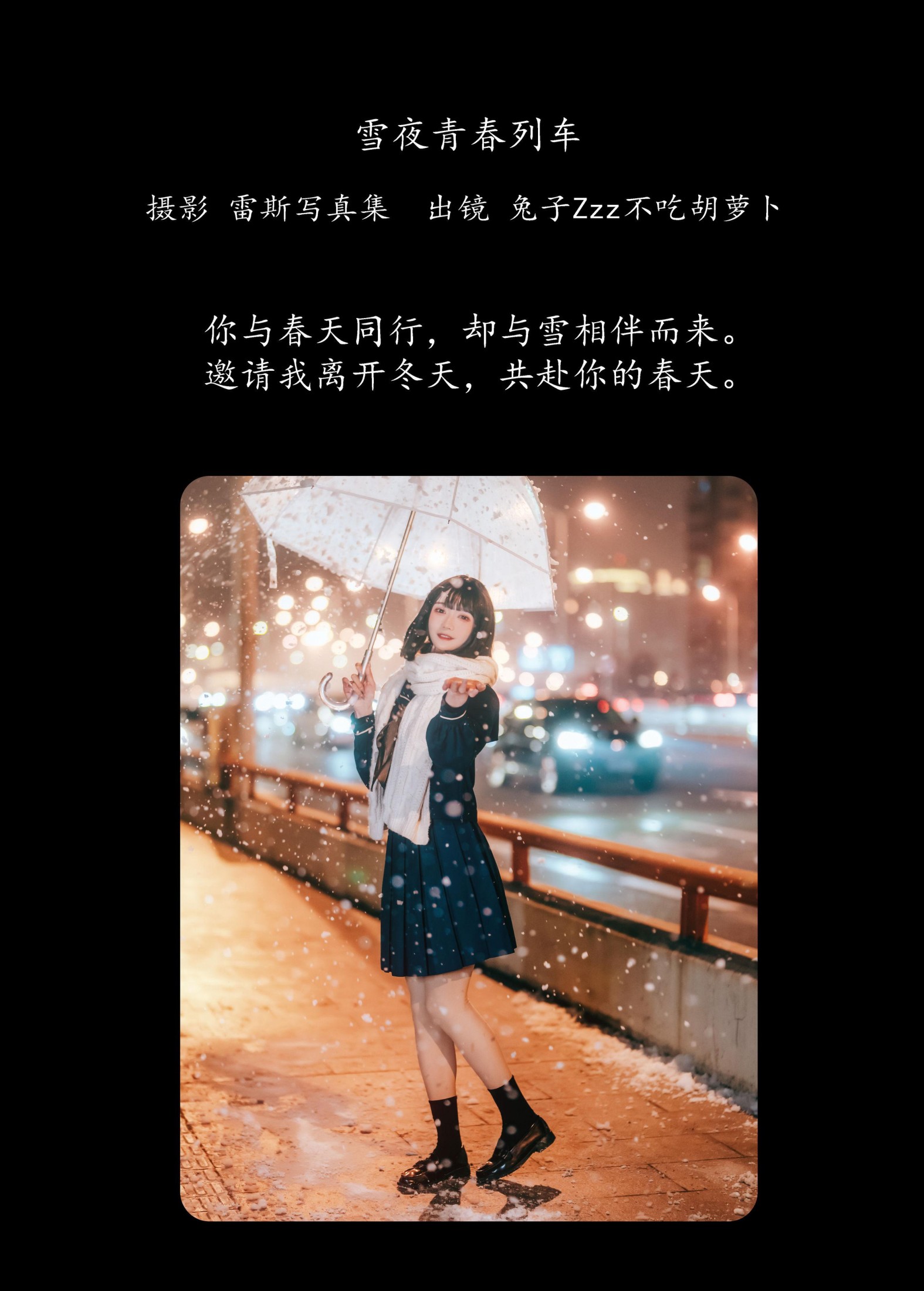 兔子Zzz不吃胡萝卜 – 《雪夜》[23P]