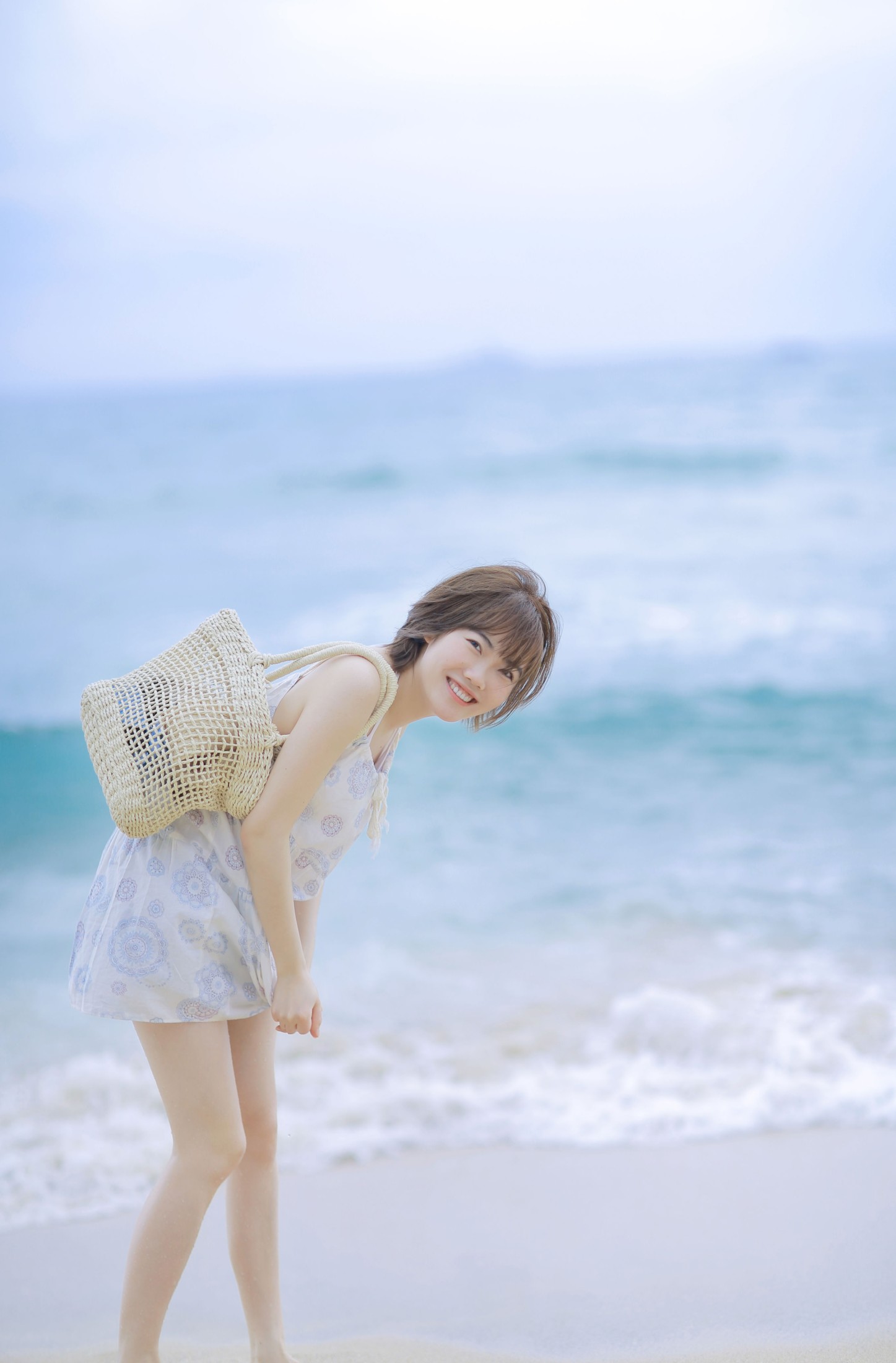 小喵咪不懂鱼 – 《海边日系少女》[22P] 插图3