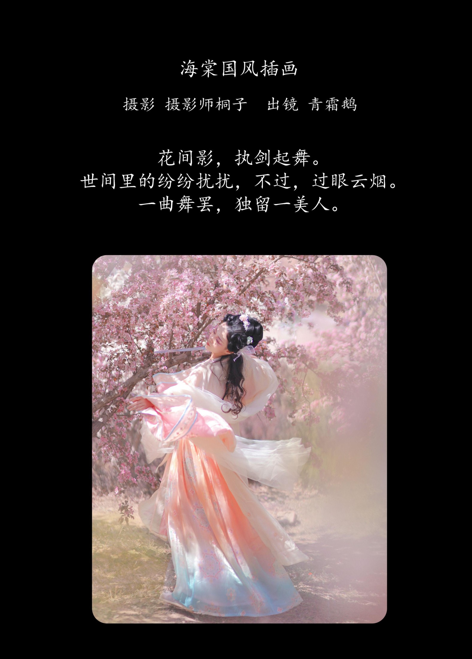 青霜鹅 – 《海棠国风插画》[22P]